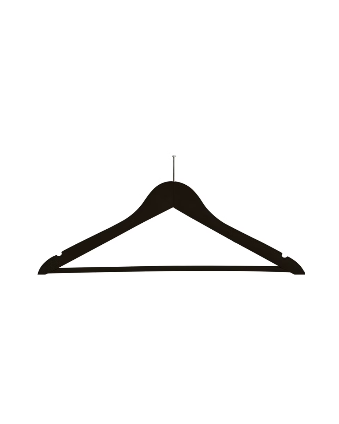 Wooden Anti-Theft Hanger (Black)