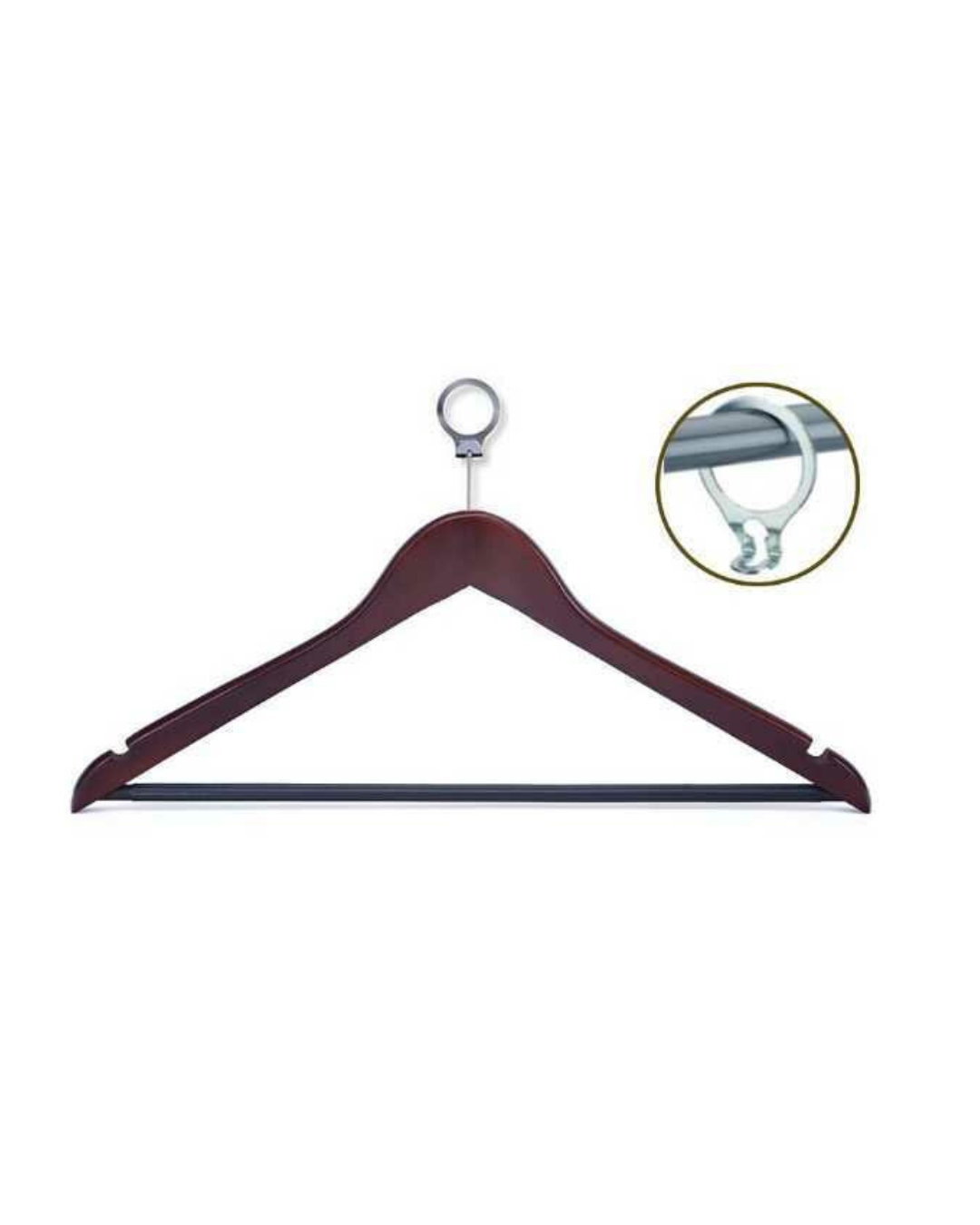 Wooden Anti-Theft Hanger (Walnut)