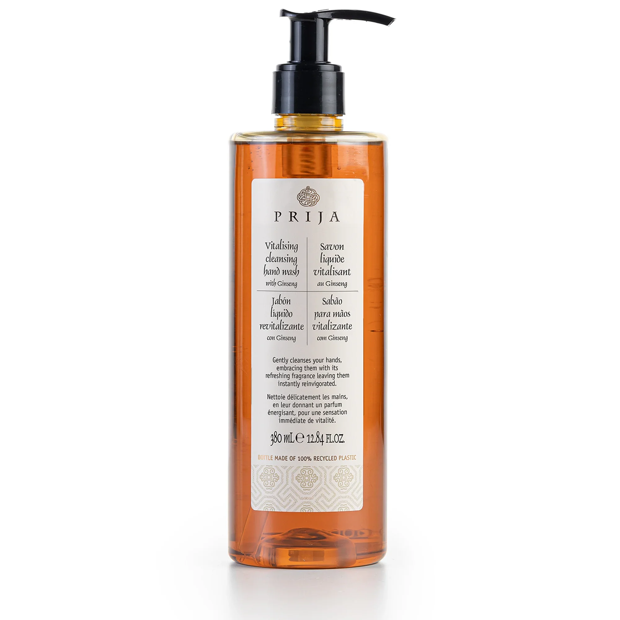 Prija - Vitalising Cleansing Hand Wash 380 ML, With Giseng