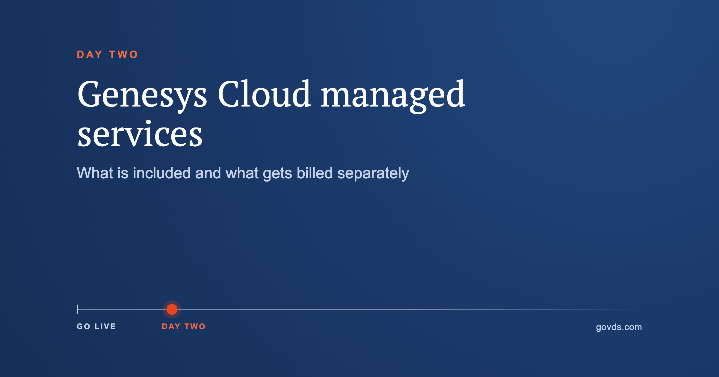 Genesys Cloud Managed Services: What Is Included and What Gets Billed Separately