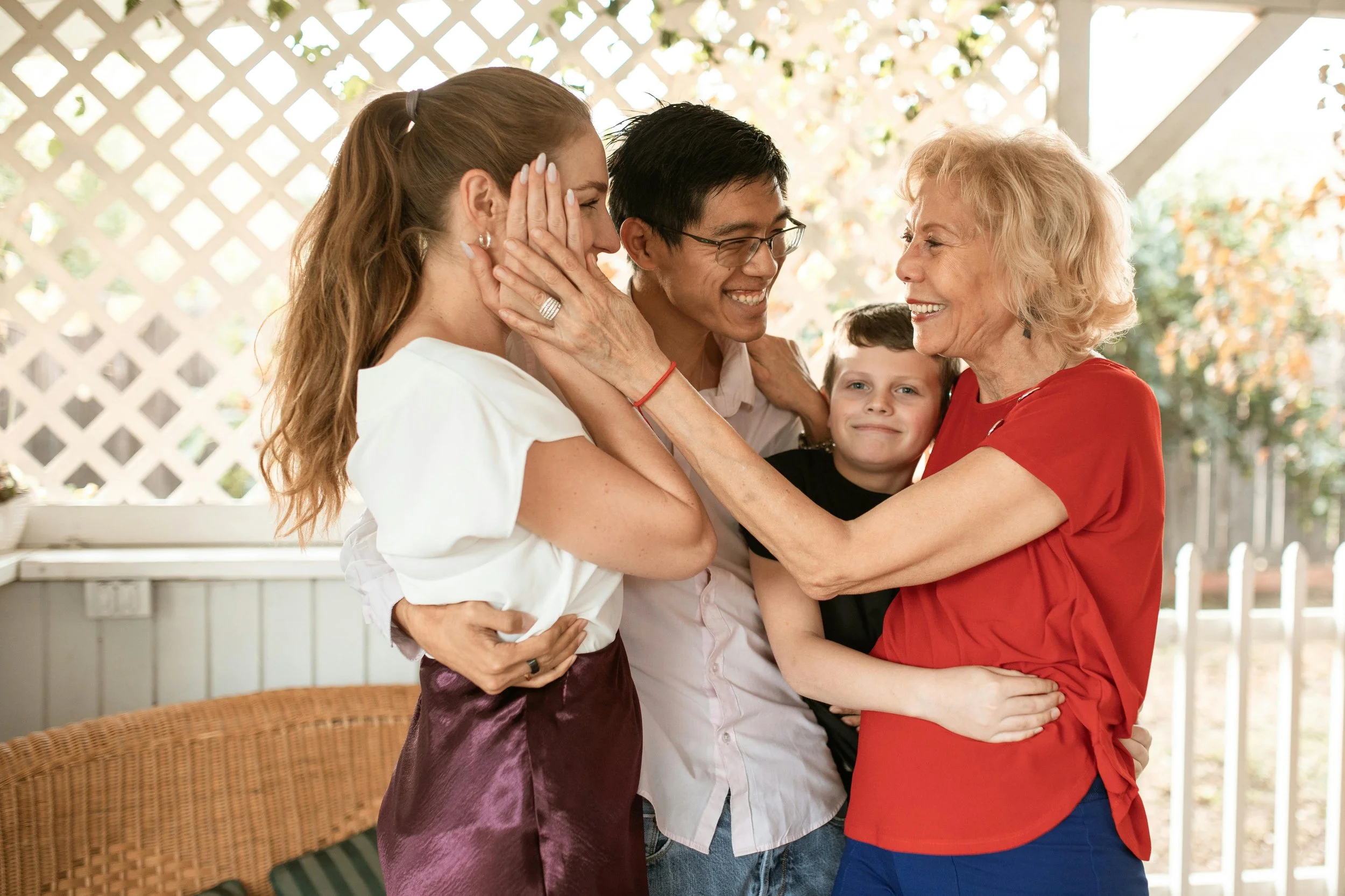 intergenerational and multicultural family