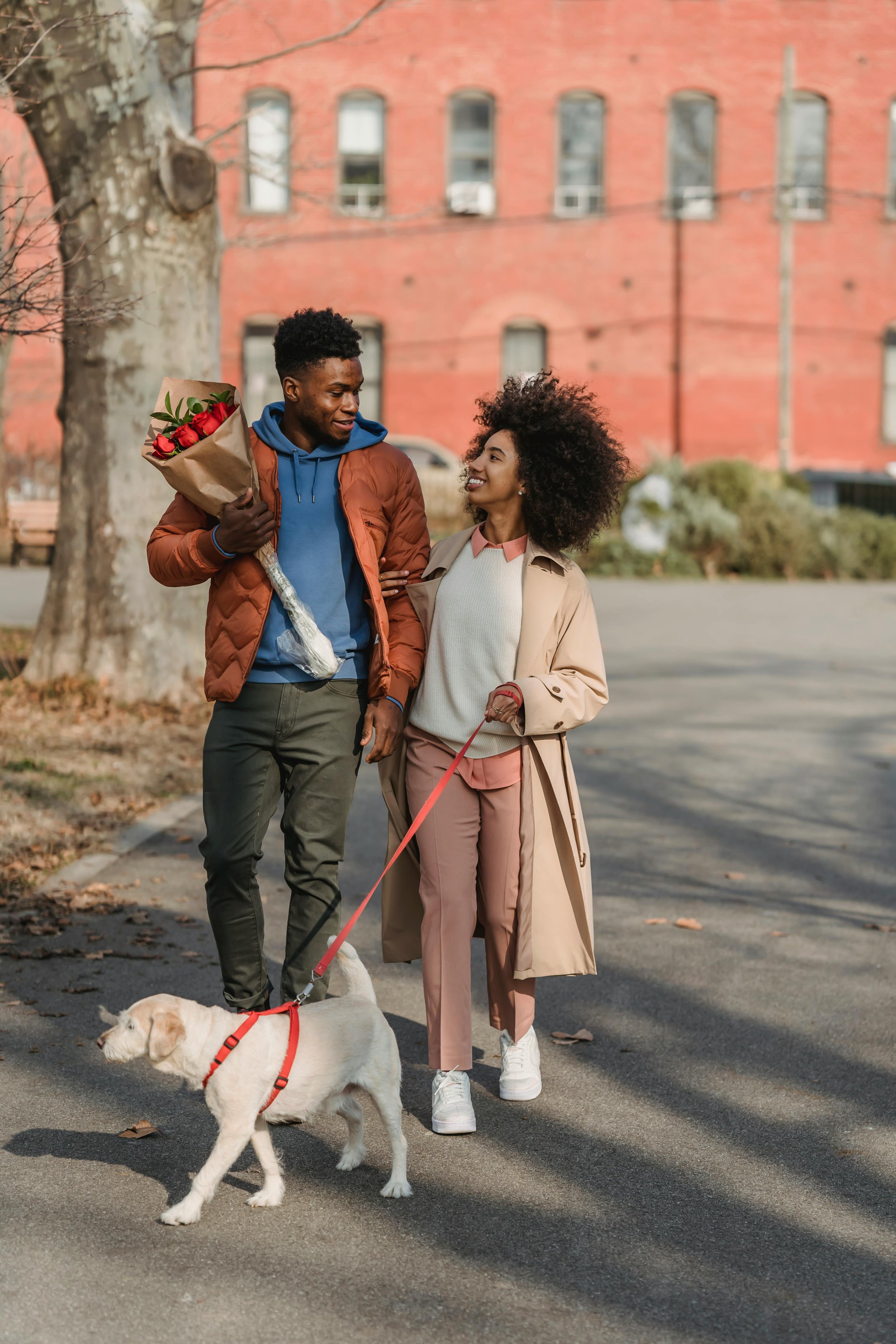 two adults on a date