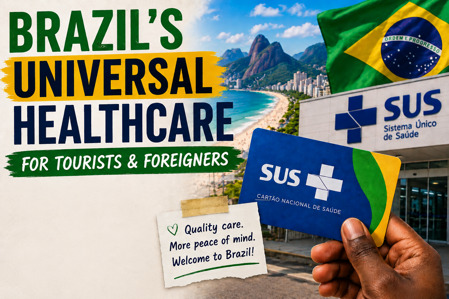 How Brazil’s Free Universal Healthcare System Works for Tourists and Foreigners