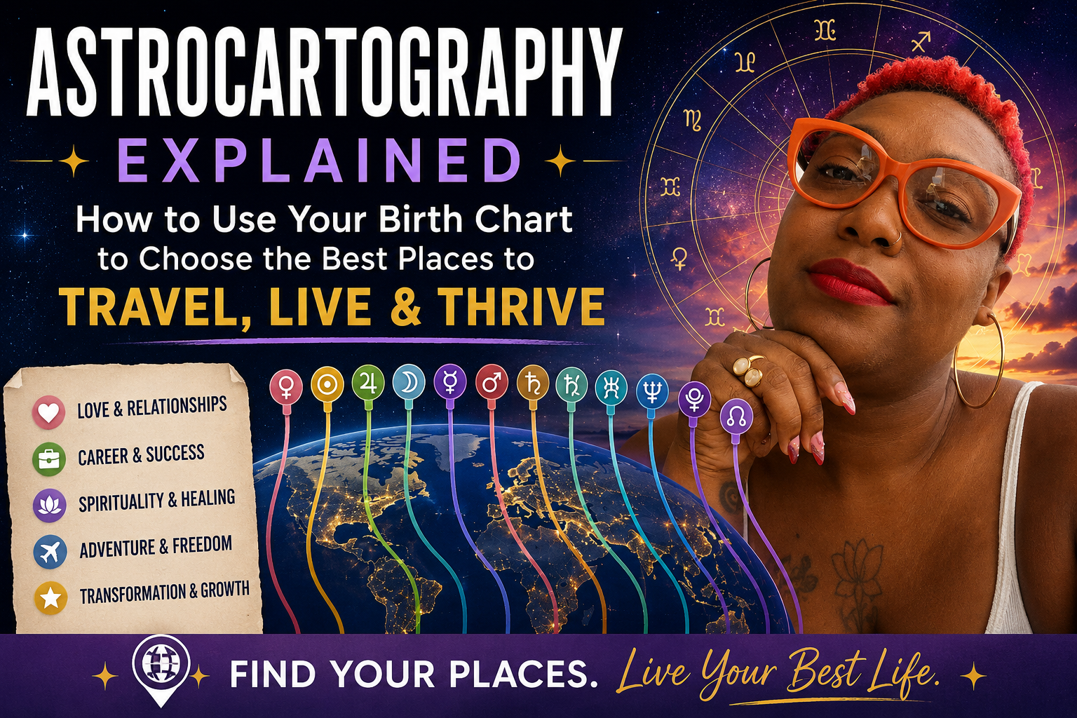Astrocartography Explained: How To Use Your Birth Chart To Choose Travel &amp; Relocation Destinations