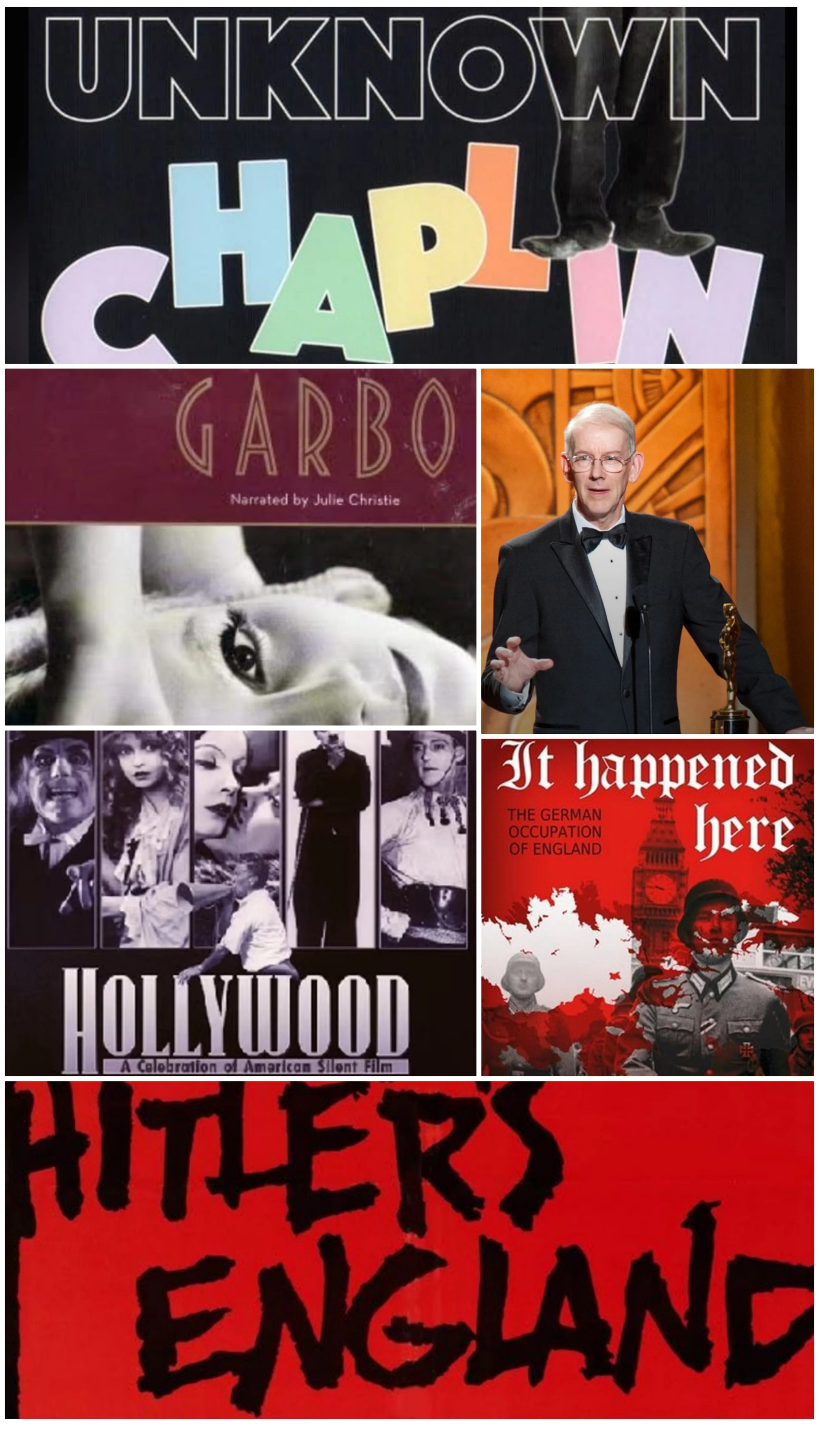 Black and white works of film industry icon, Kevin Brownlow, playing at Film Forum in the West Village