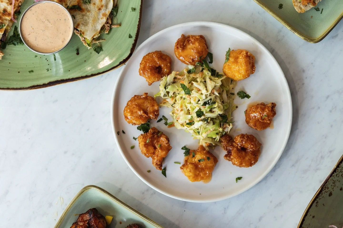 The perfect appetizer awaits - Cancun Coconut Shrimp