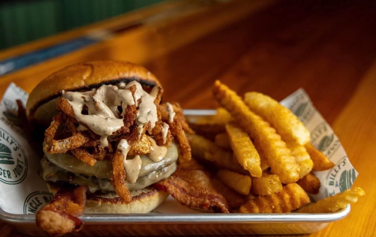 Name something that could solve *some* of your problems &hellip; a burger from UB 👏