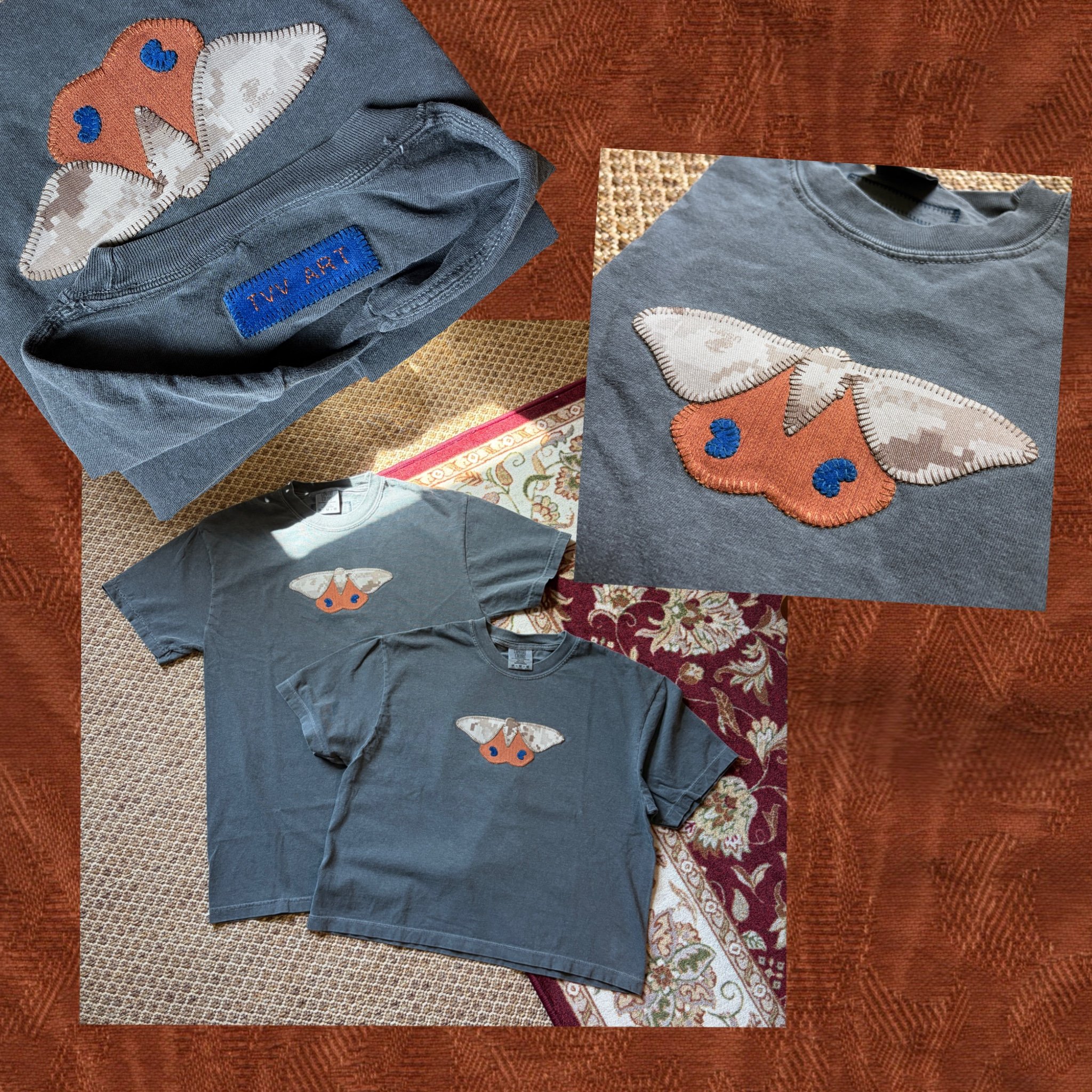 Moth Applique T-Shirt