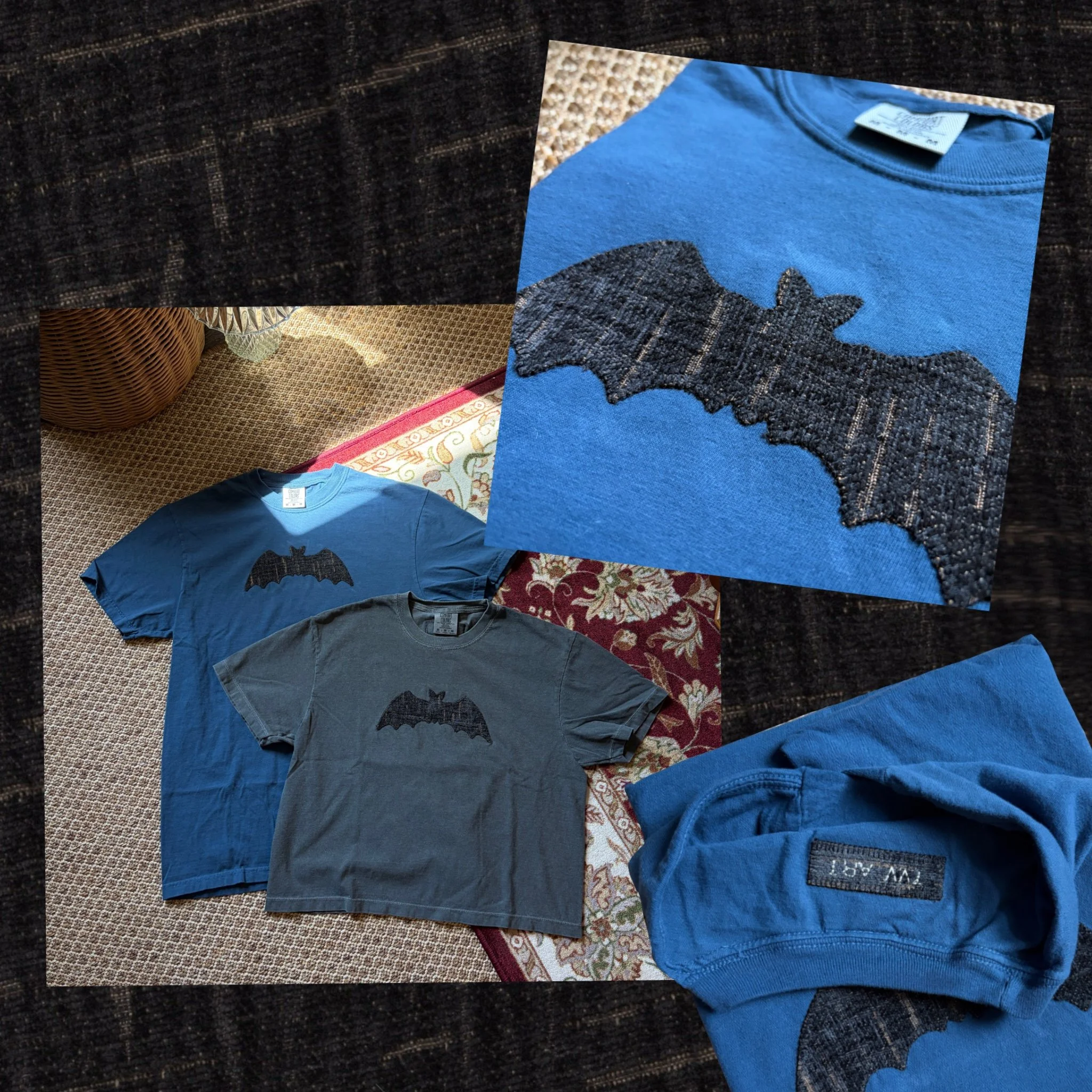 Fuzzy Applique Bat T-Shirt