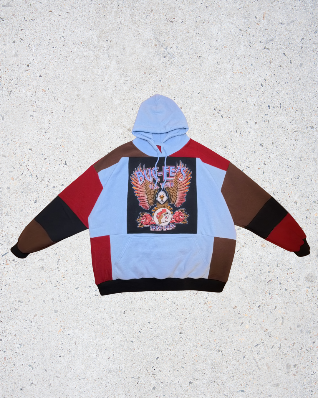 Buc-ee's Patchwork Hoodie | XXL