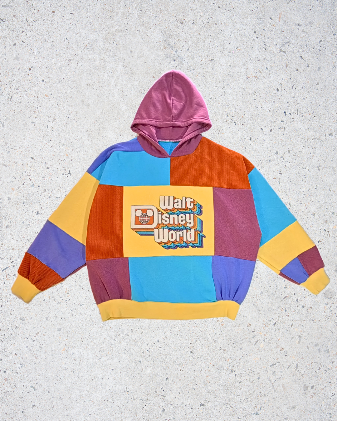 Retro Upcycled Hoodie | XL