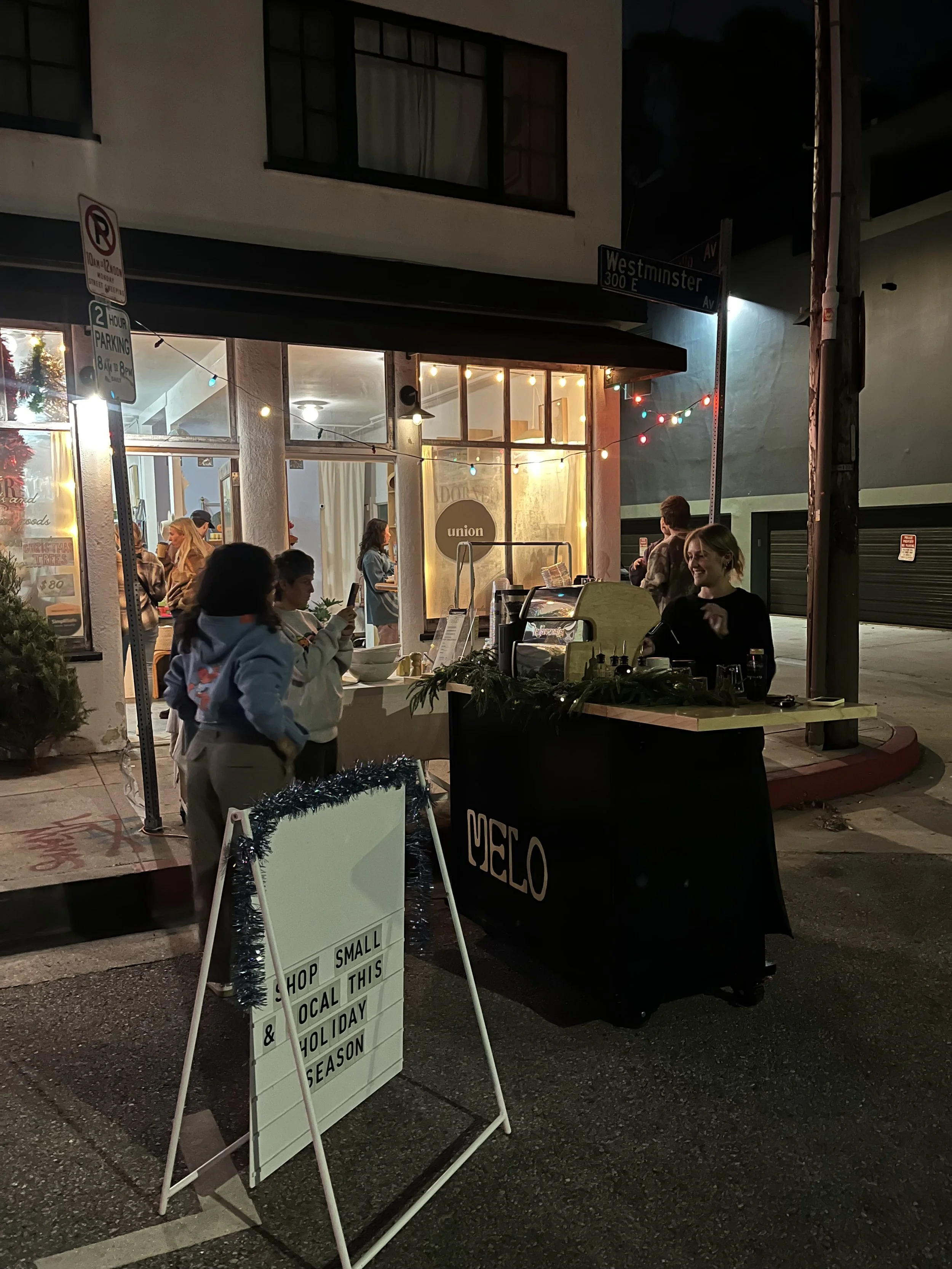 Melo coffee cart for events in Orange County