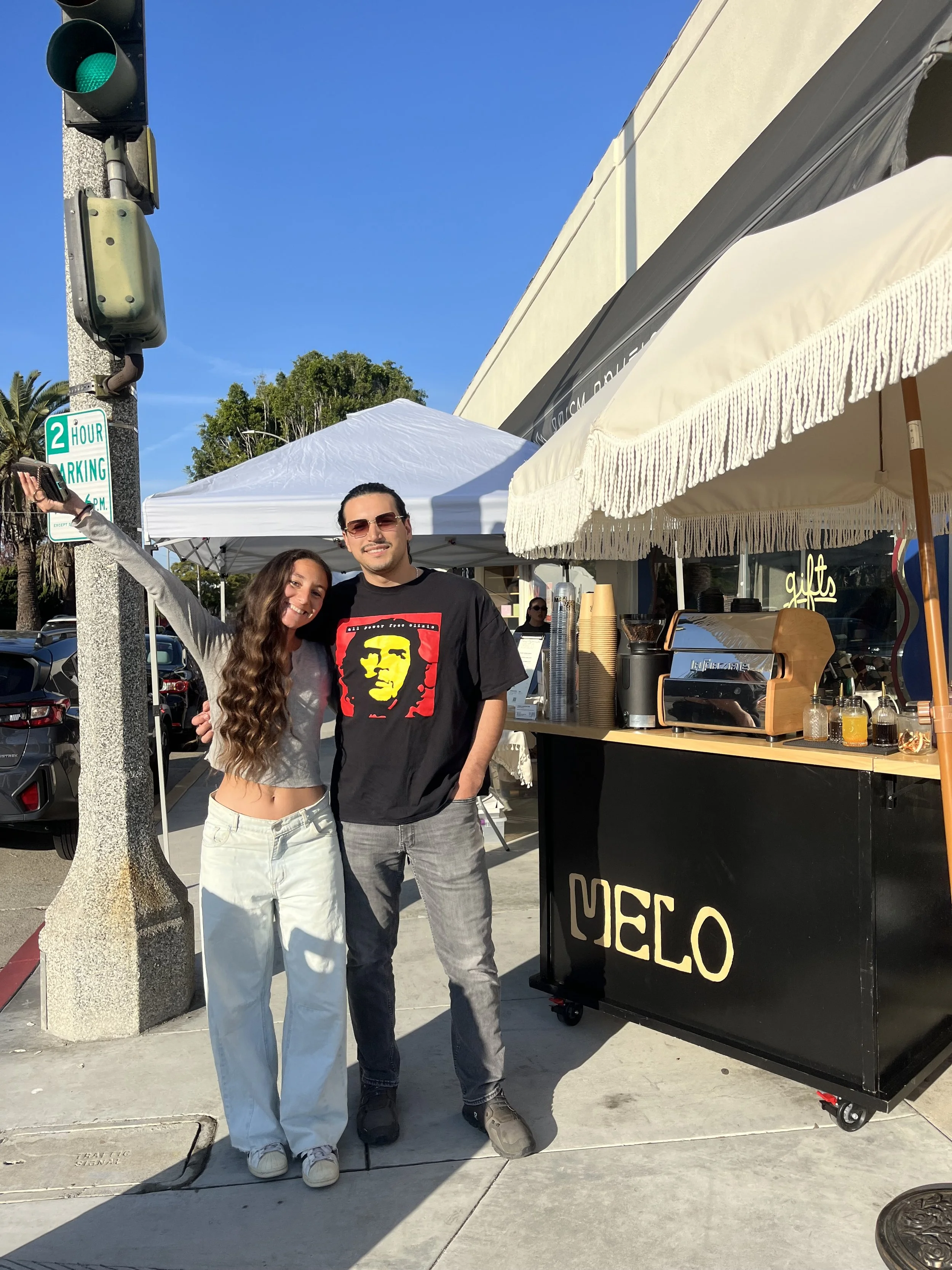 Melo coffee cart for events in Orange County