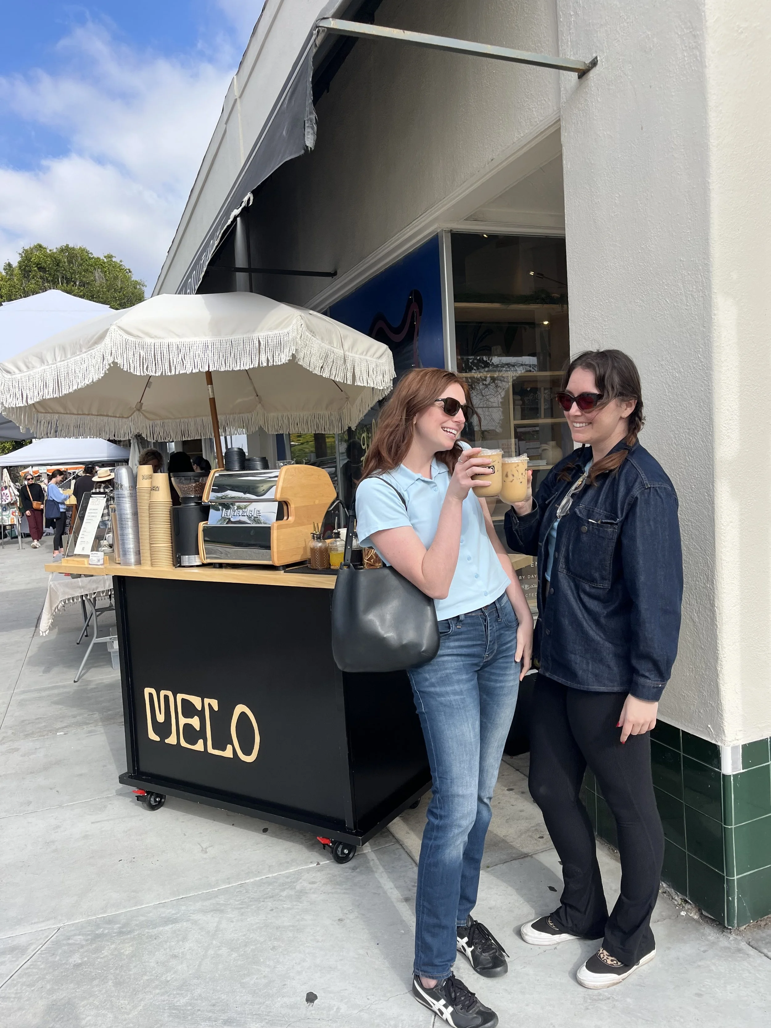 Melo coffee cart for events in Orange County
