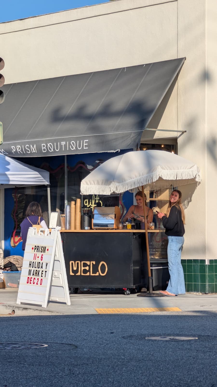 Melo coffee cart for events in Orange County