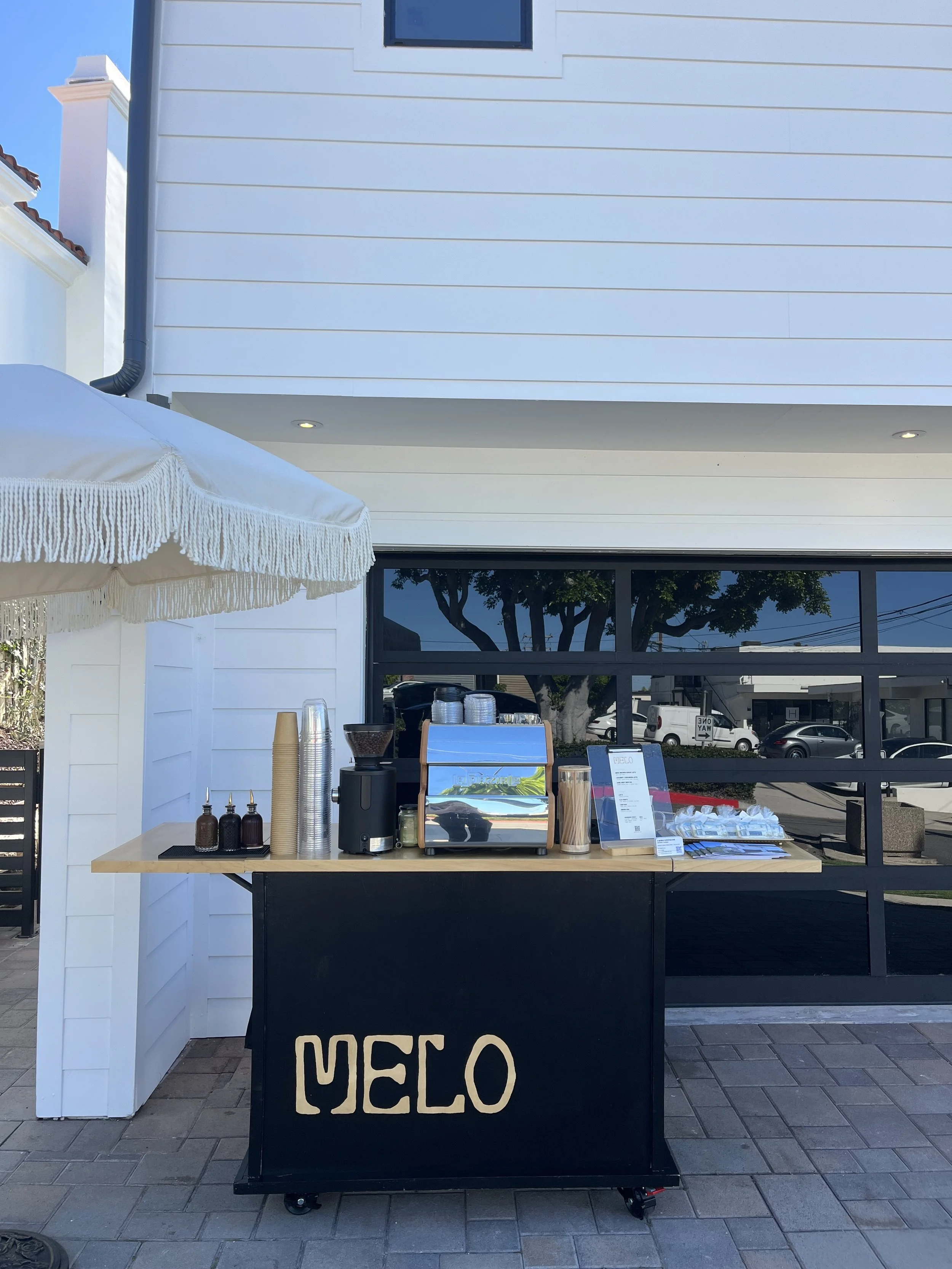 Melo coffee cart for events in Orange County