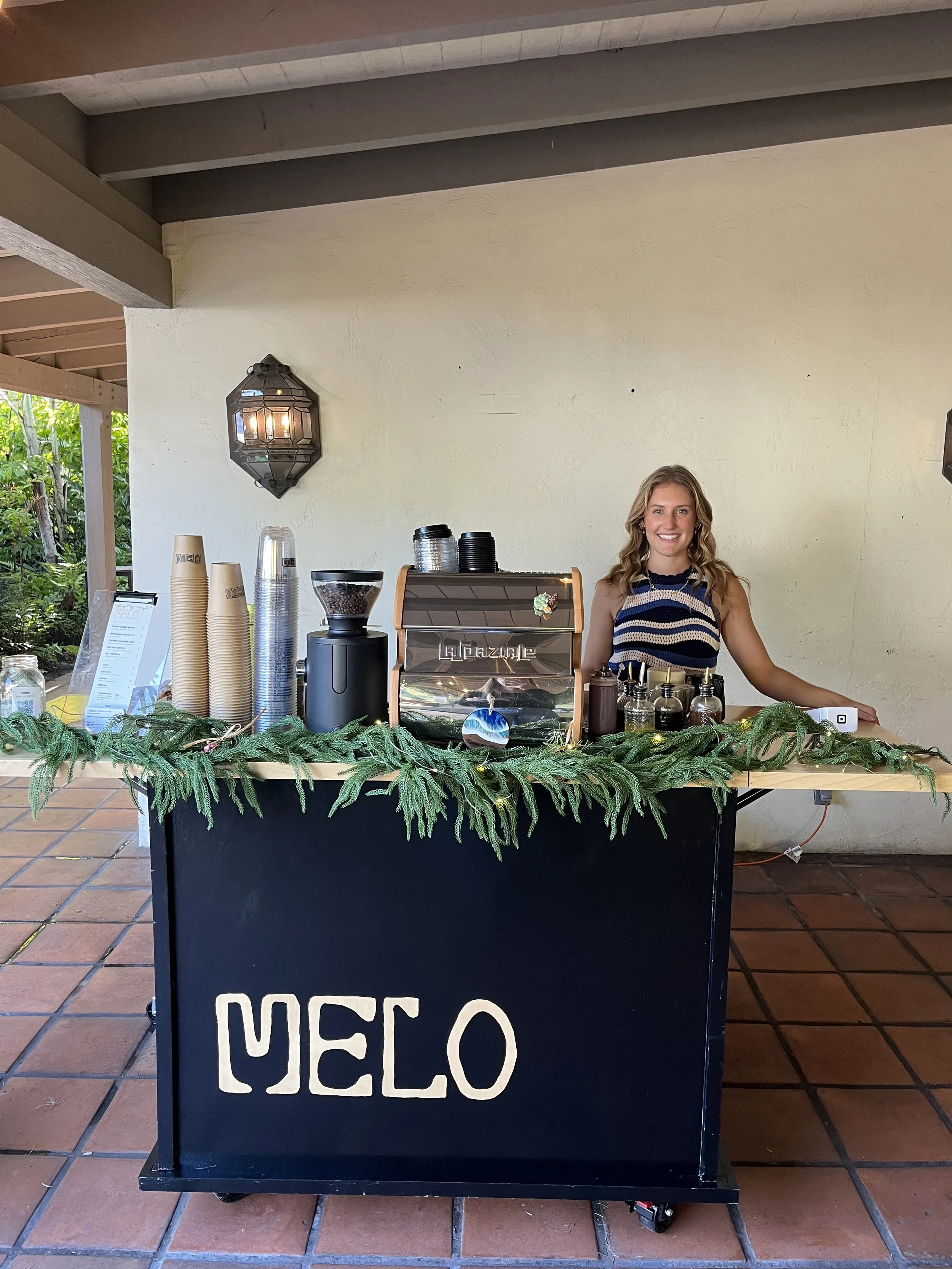 Melo coffee cart for events in Orange County