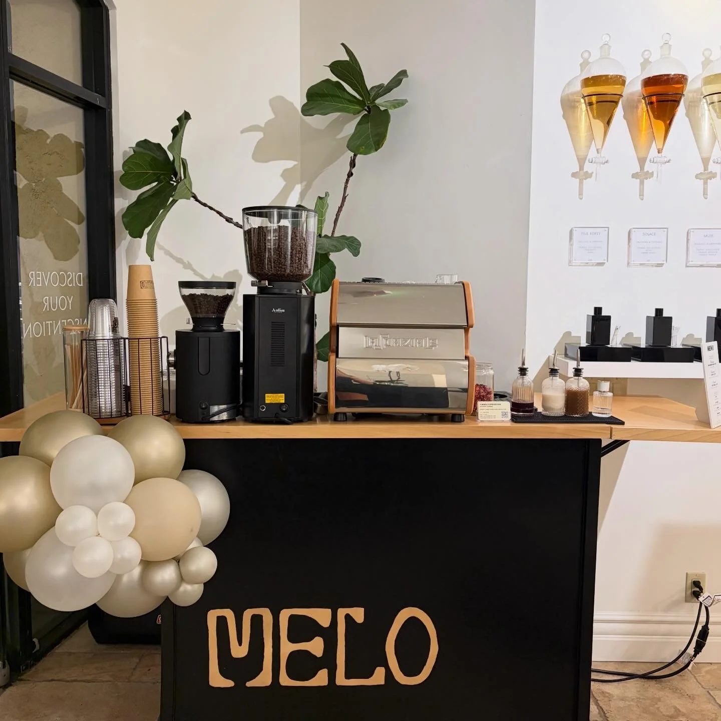 Melo coffee cart for events in Orange County