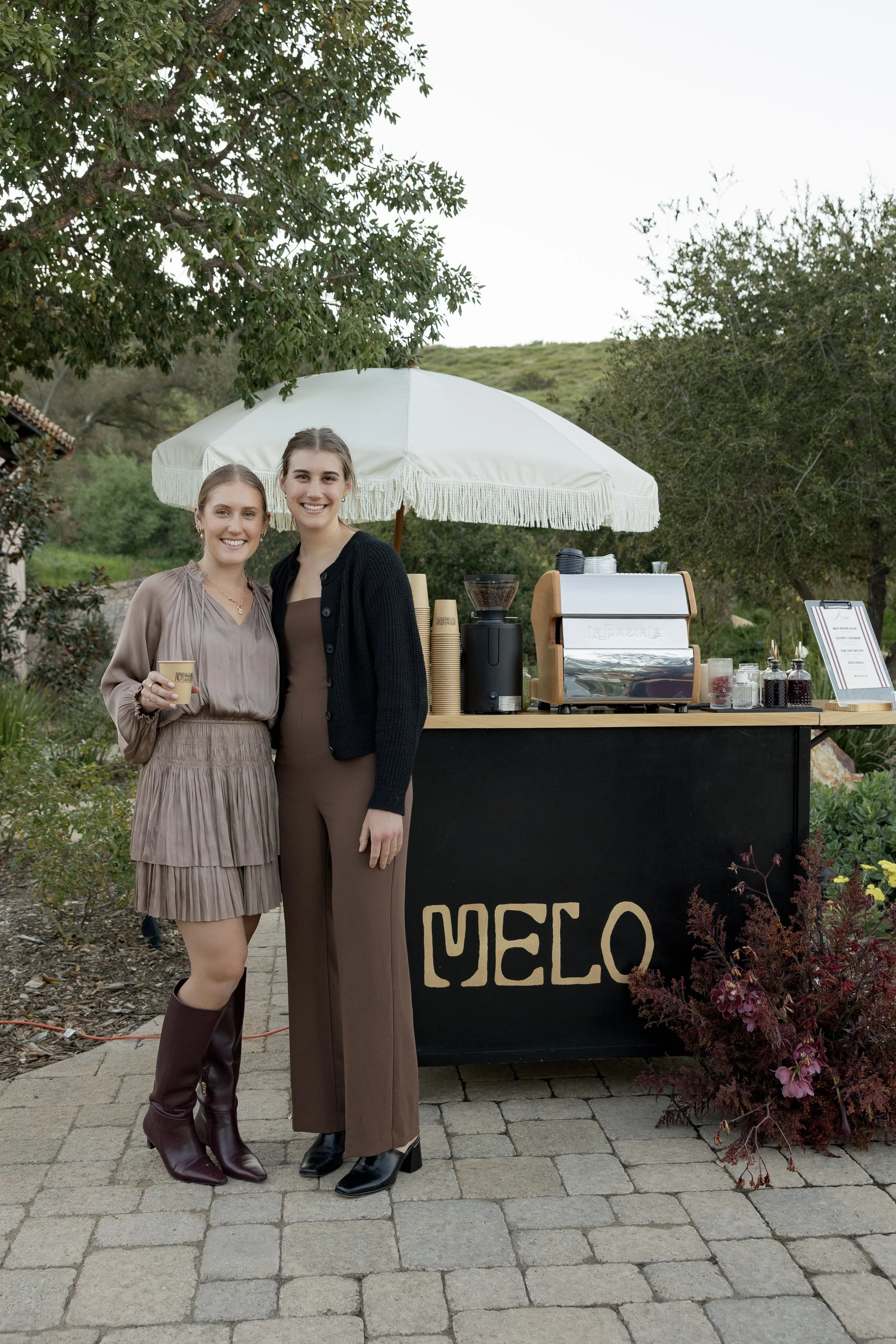 Orange County coffee cart and matcha cart
