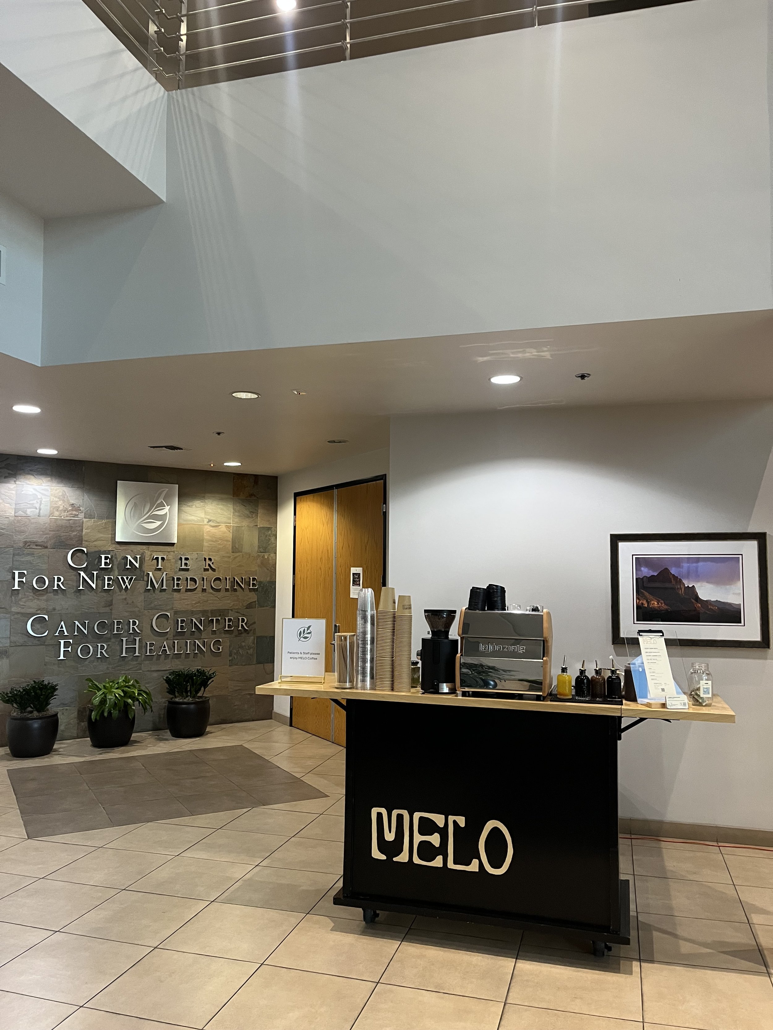 Melo coffee cart for events in Orange County