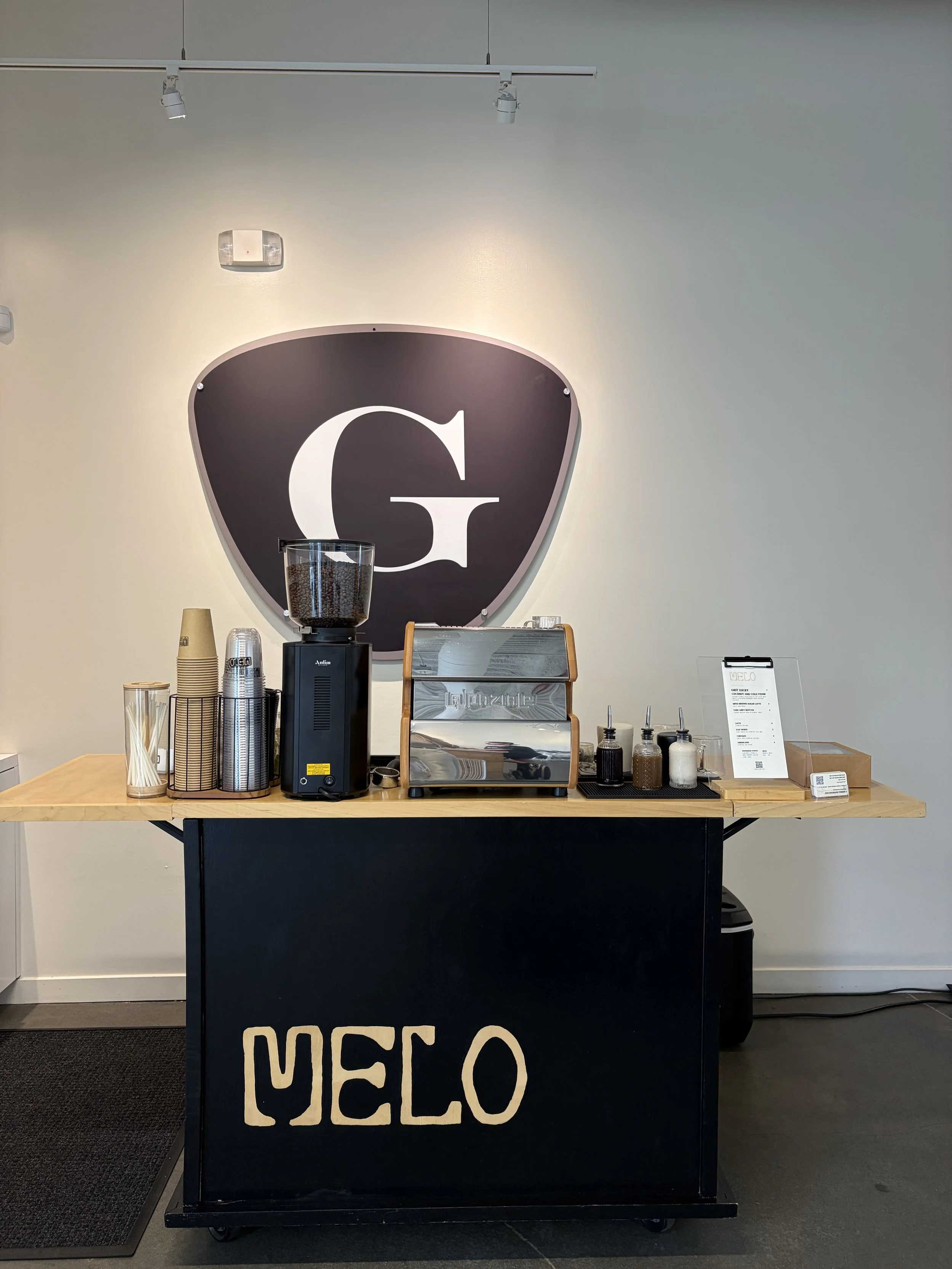 Melo coffee cart for events in Orange County