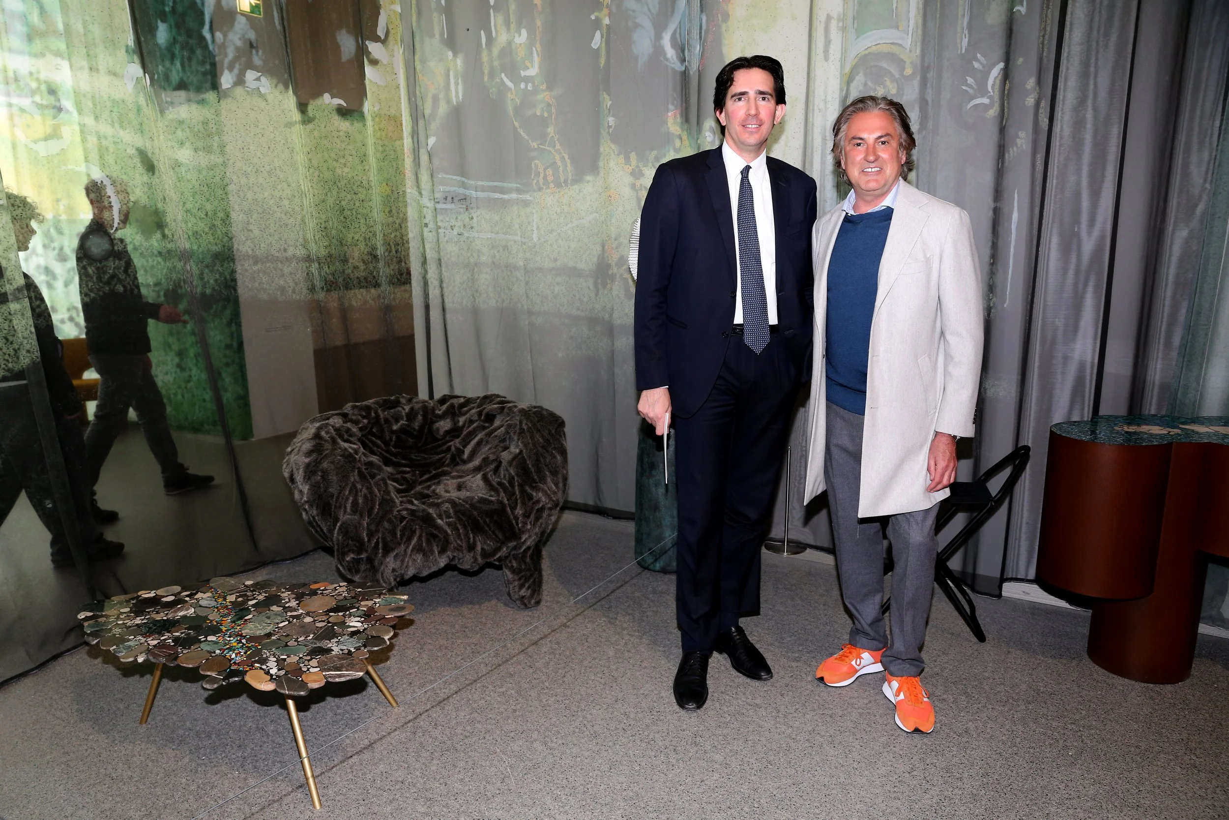 Giacomo Leopoldo Bampini (Edra), Interior Designer Peter Buchberger ©Getty Images/Gisela Schober