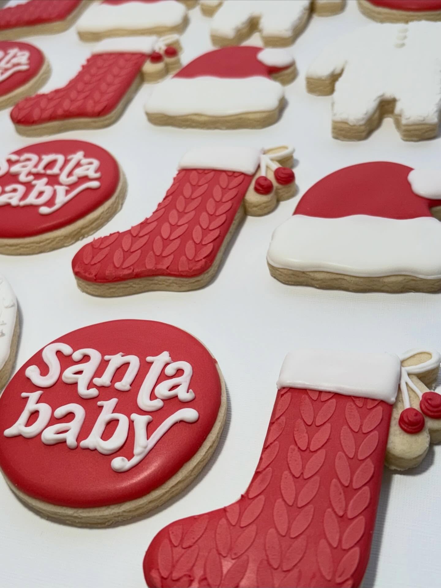 Pretty sure it is required to have a Santa Baby themed baby shower in December 🎅