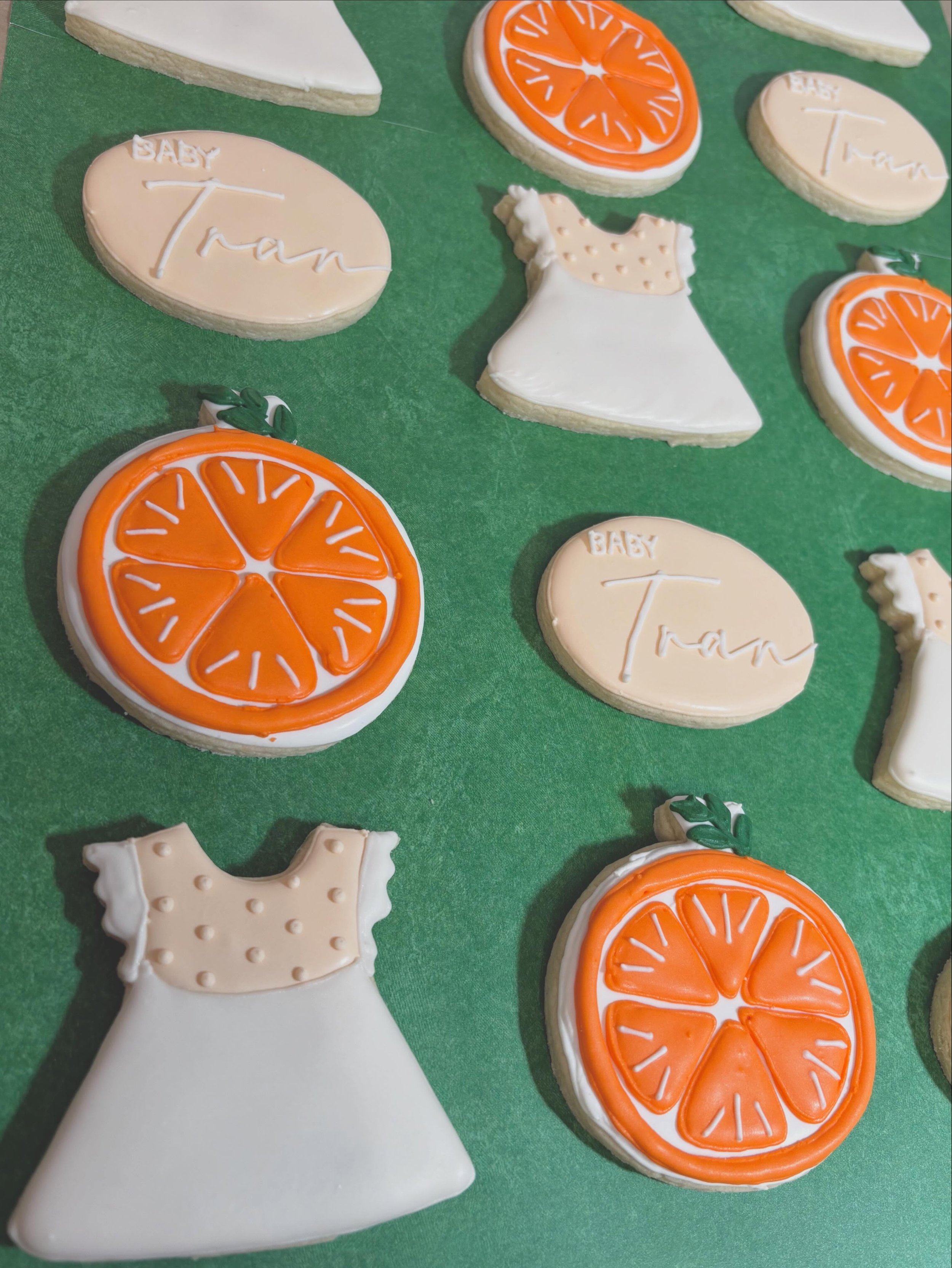 Little cutie baby shower cookies 🍊🍊🍊
