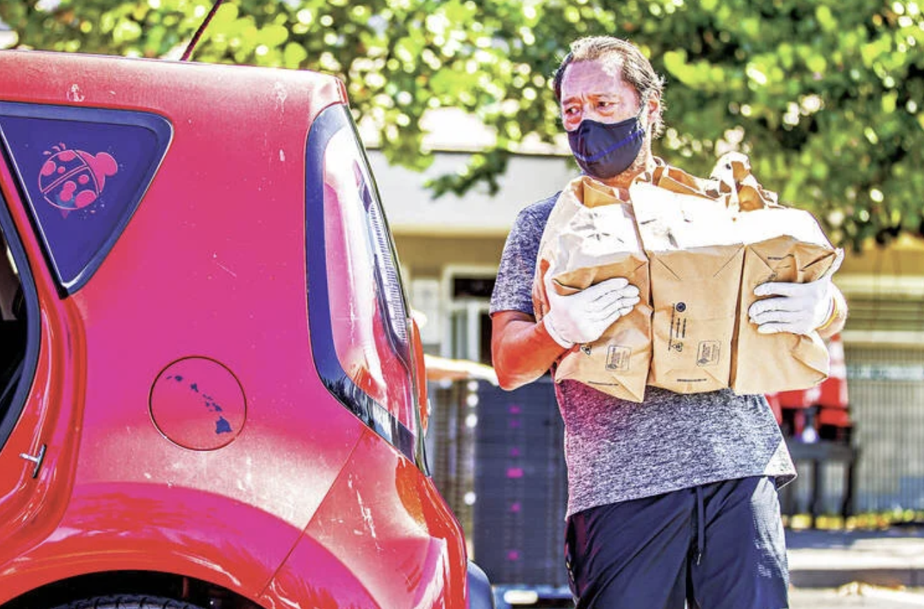 Food Basket Feeds Thousands At Old Kona Airport
