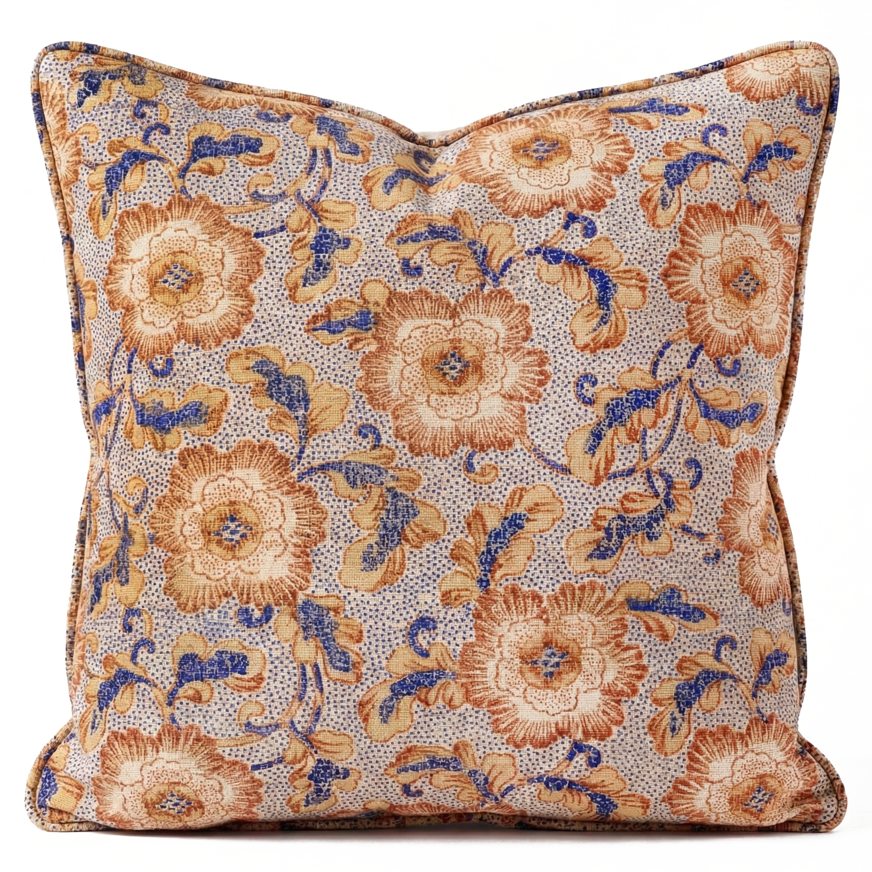 Sakai Chintz Ochre Cushion