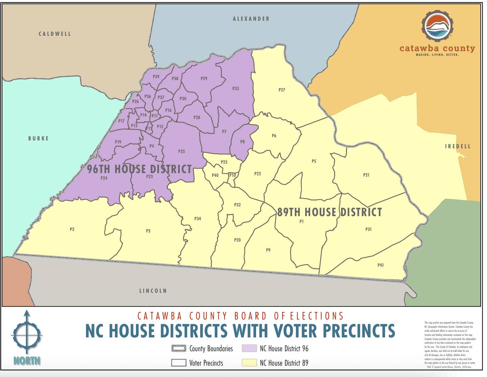 North Carolina&rsquo;s House districts are how communities like ours are represented in Raleigh.

House District 96 &mdash; covering the northwest quadrant of Catawba County &mdash; includes all of Hickory and surrounding areas like Long View, Mounta