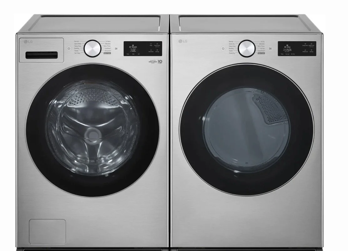 LG side by side  Washer and Gas dryer