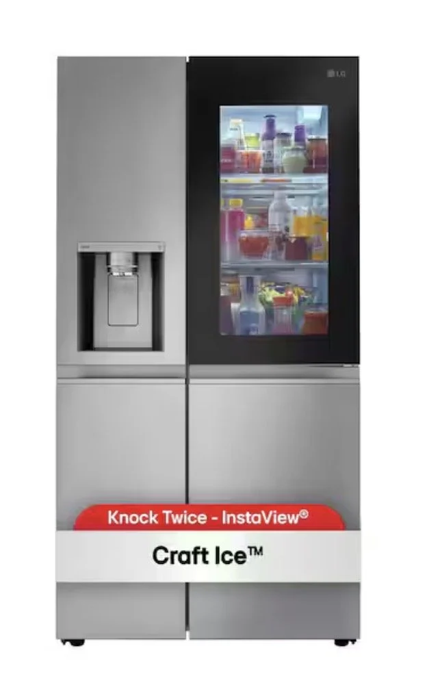 LG side by side refrigerator