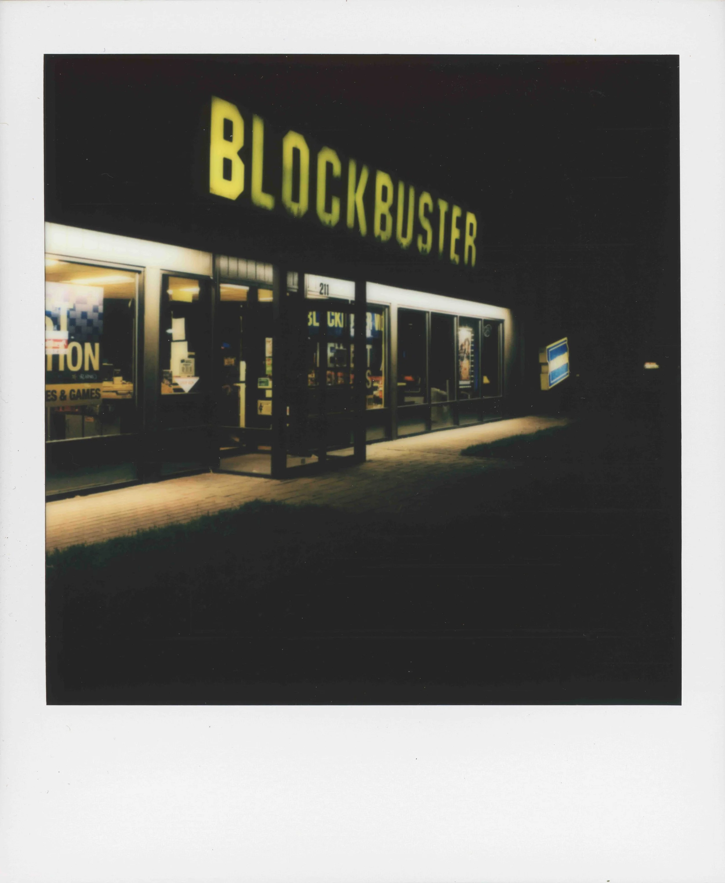 "Be Kind, Rewind" Night Variant - Original Polaroid