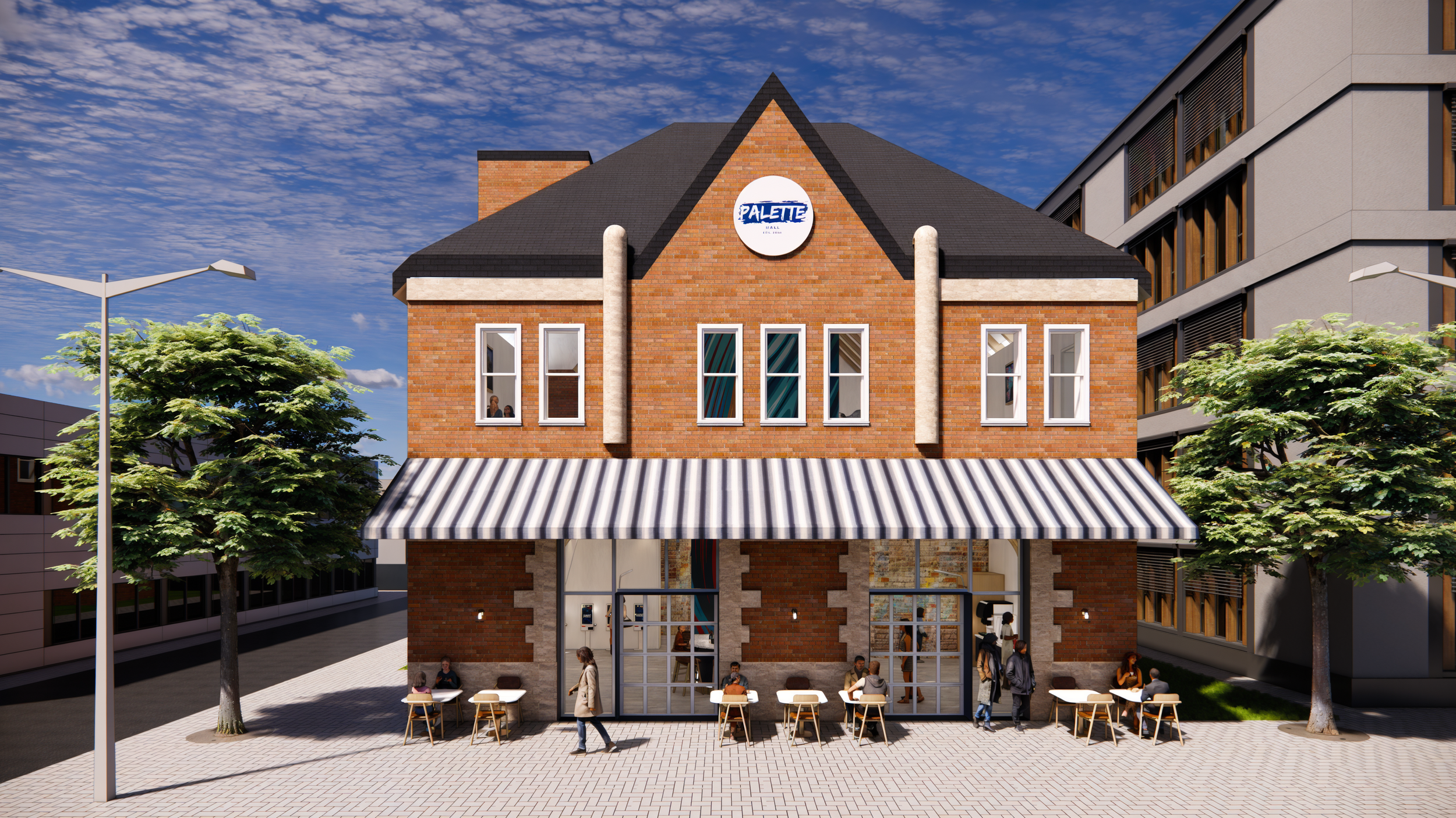 PALETTE HALL EXTERIOR