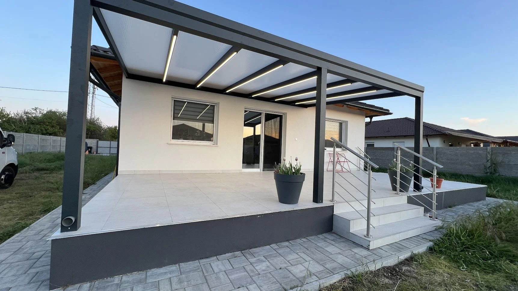 SkyShade alumínium pergola pest megyében