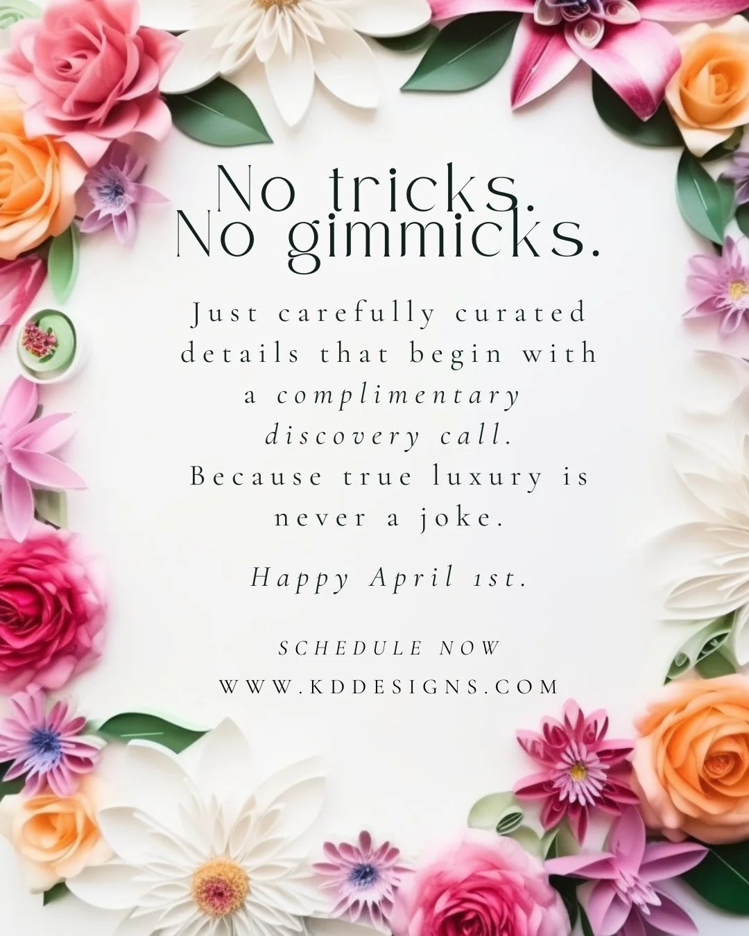 Happy April 1st! #KDDesigns #CustomInteriors #InteriorDesign #HelloApril #AprilFoolsDay