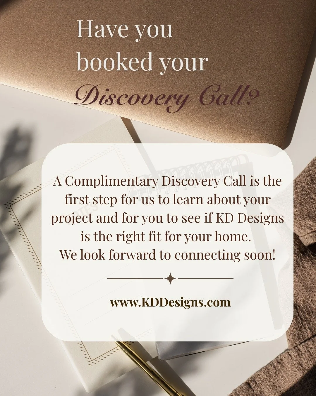 Start your design journey with us... book your discovery call: https://www.kddesigns.com/discovery-call
#KDDesigns #CustomInteriors #DiscoveryCall #InteriorDesign