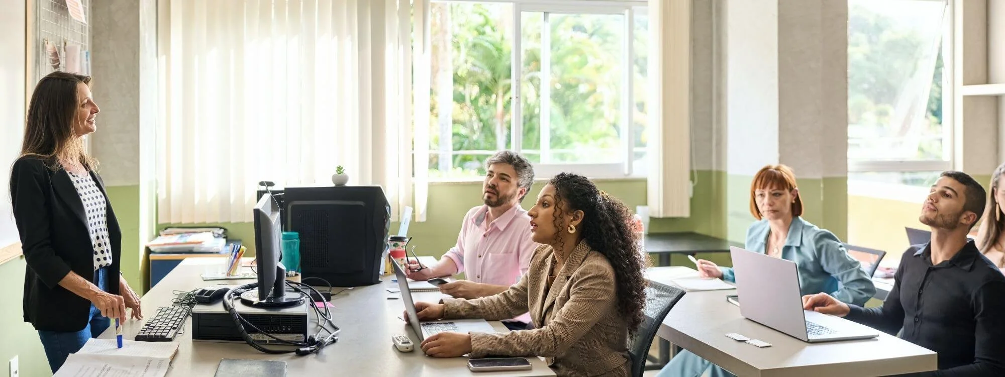 Adult Learners in Classroom