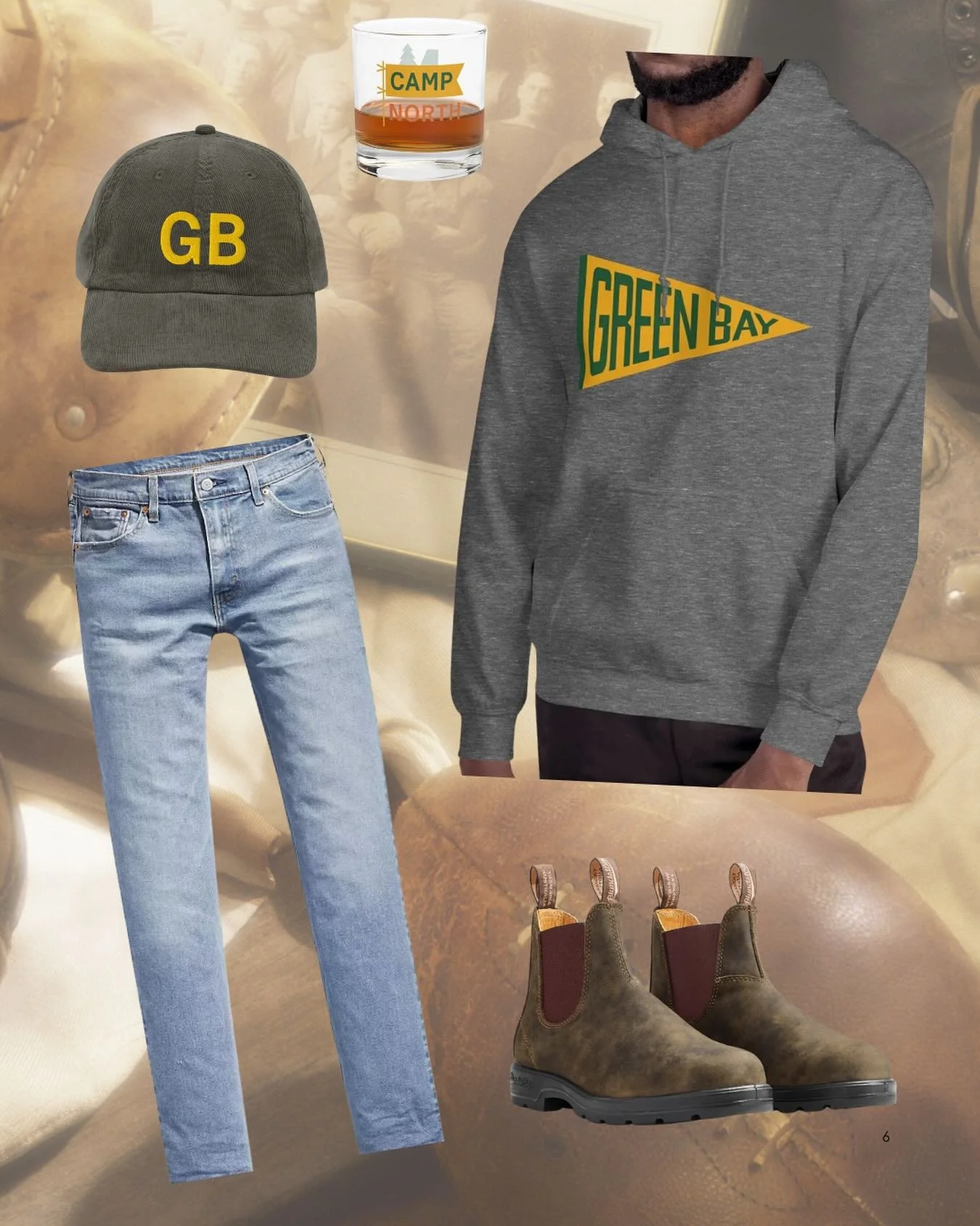 Show your Green Bay pride with a Camp North &amp; Co. hoodie, hat, and rocks glass&mdash;perfect for kickoff and every cozy Sunday after. Shop the look at campnorthandco.com.

Stay Cozy 🏕️

#campnorthandco #staycozy #handmadeinwisconsin #midwestmake