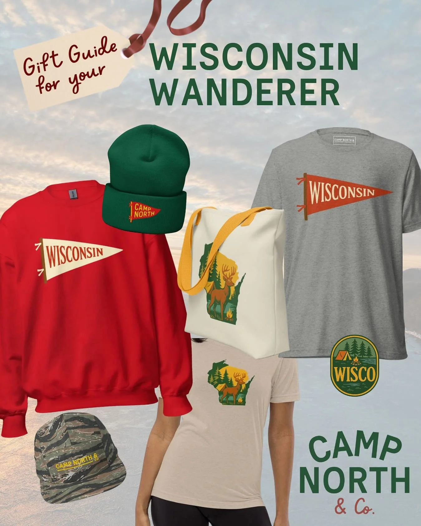 The Gift Guide for your Wisconsin Wanderer is here. Inspired by winding trails, lake breezes, and the places that shape us. 

campnorthandco.com/shop

Stay Cozy 🏕️

#campnorthandco #staycozy #wisconsinwanderer #handmadeinwisconsin #shoplocal #giftgu