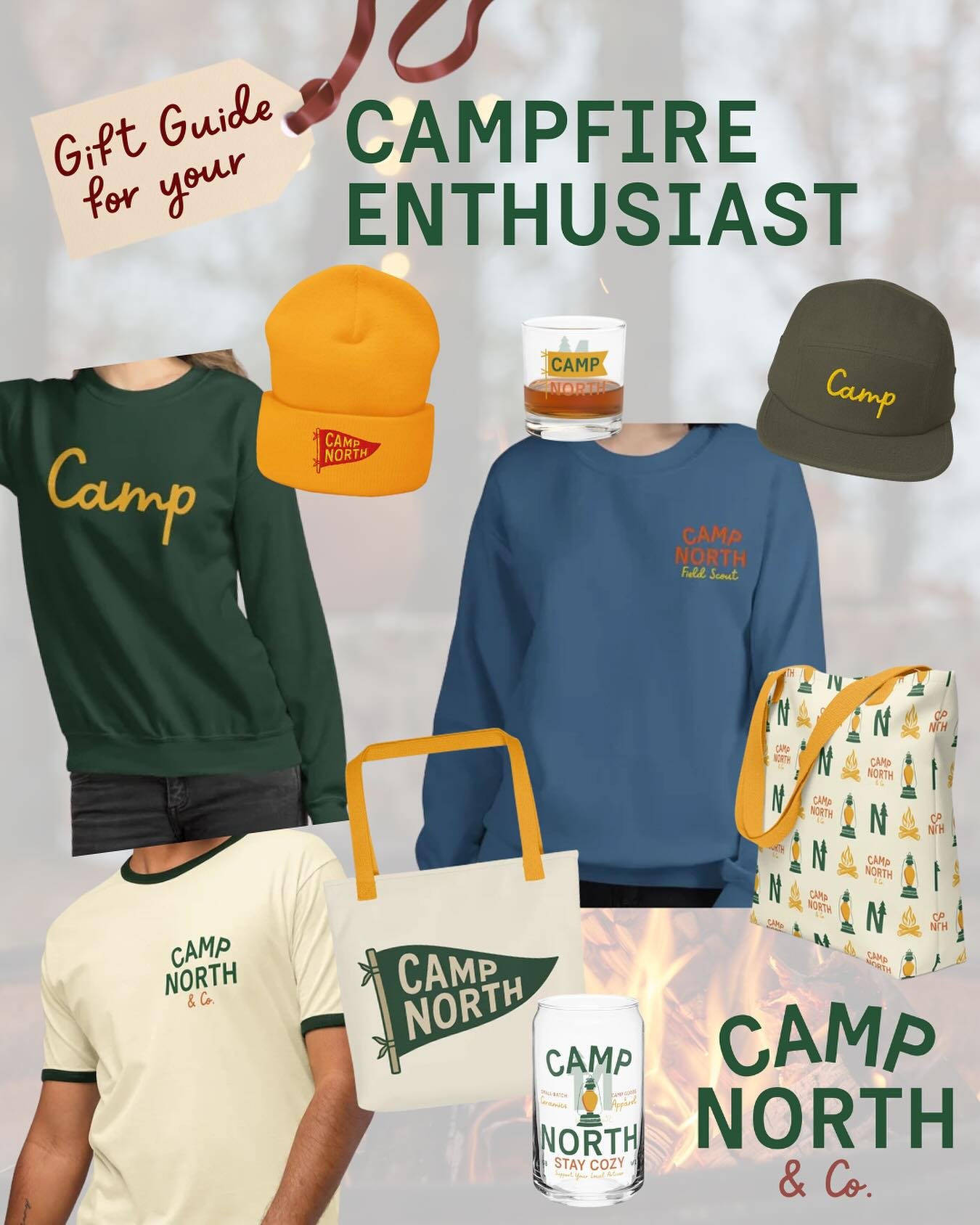For the ones who always say &ldquo;just one more log.&rdquo; 🔥

The Gift Guide for your Campfire Enthusiast: cozy gear made for golden hours and good company.

campnorthandco.com/shop

Stay Cozy 🏕️

#campnorthandco #staycozy #campfireenthusiast #co