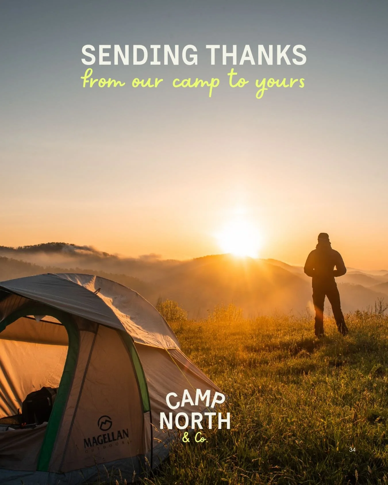 Sending thanks from our camp to yours.

Wishing you a Thanksgiving filled with warmth, good company, and all the comforts of home.

Stay Cozy 🏕️