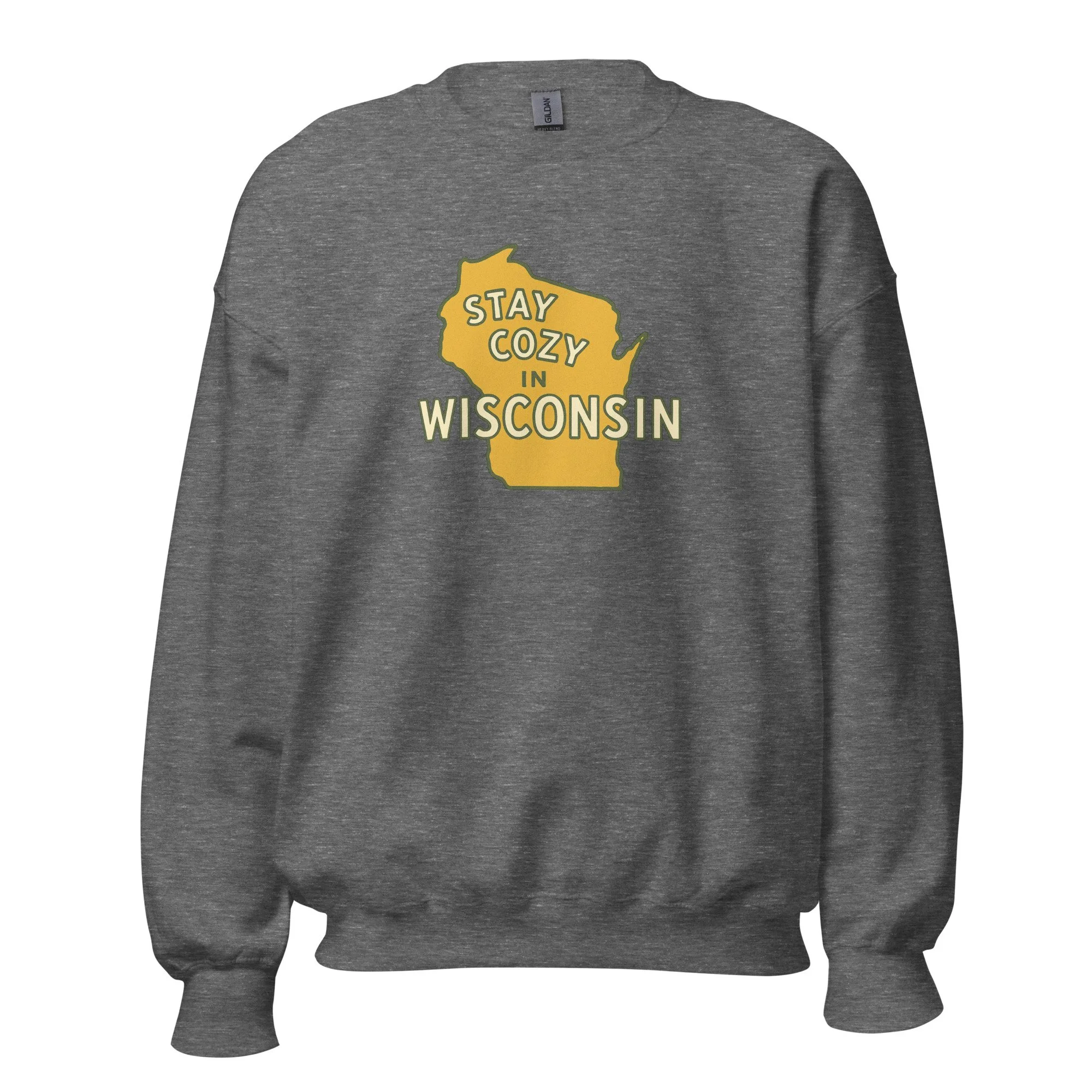 Stay Cozy in Wisconsin Crewneck