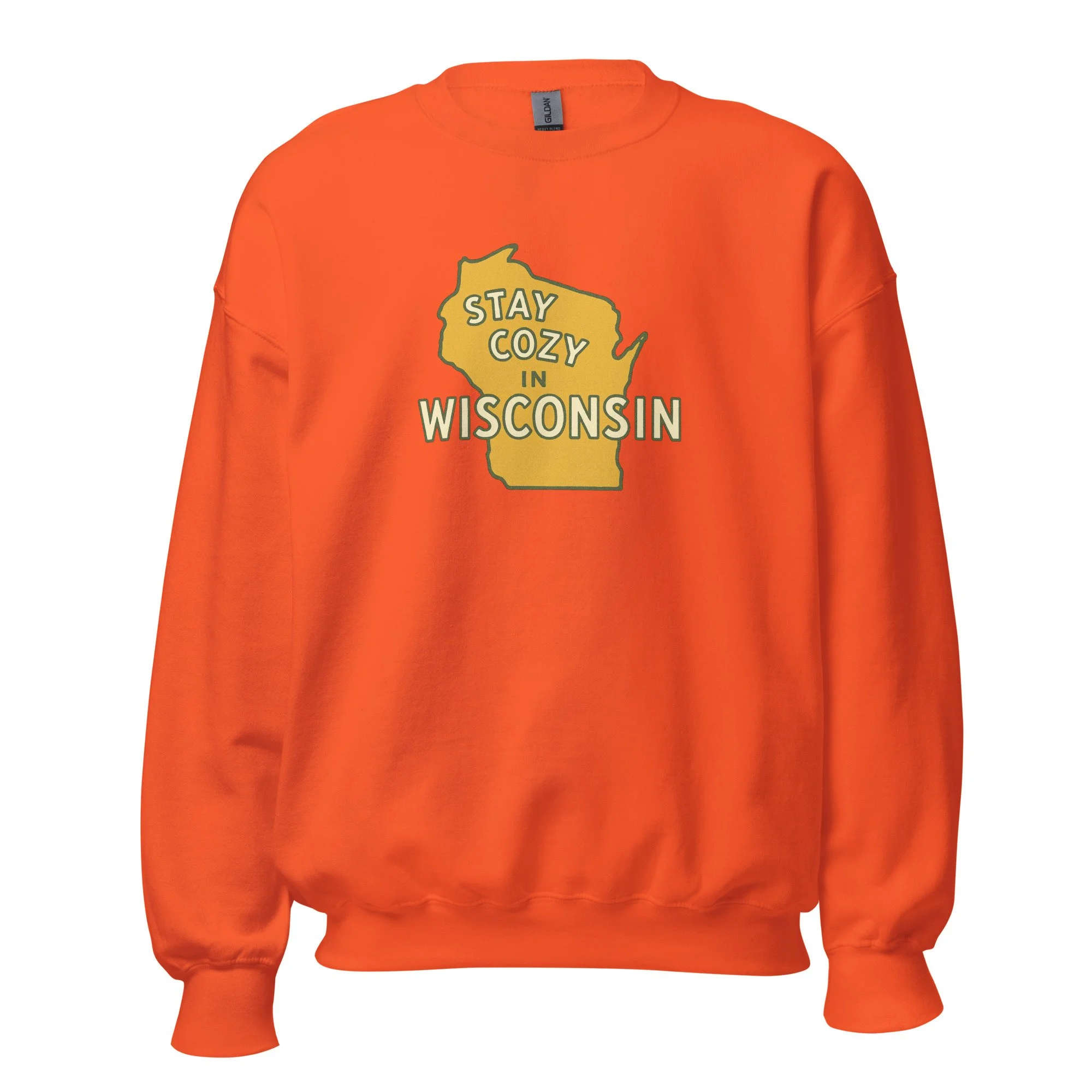 Stay Cozy in Wisconsin Crewneck