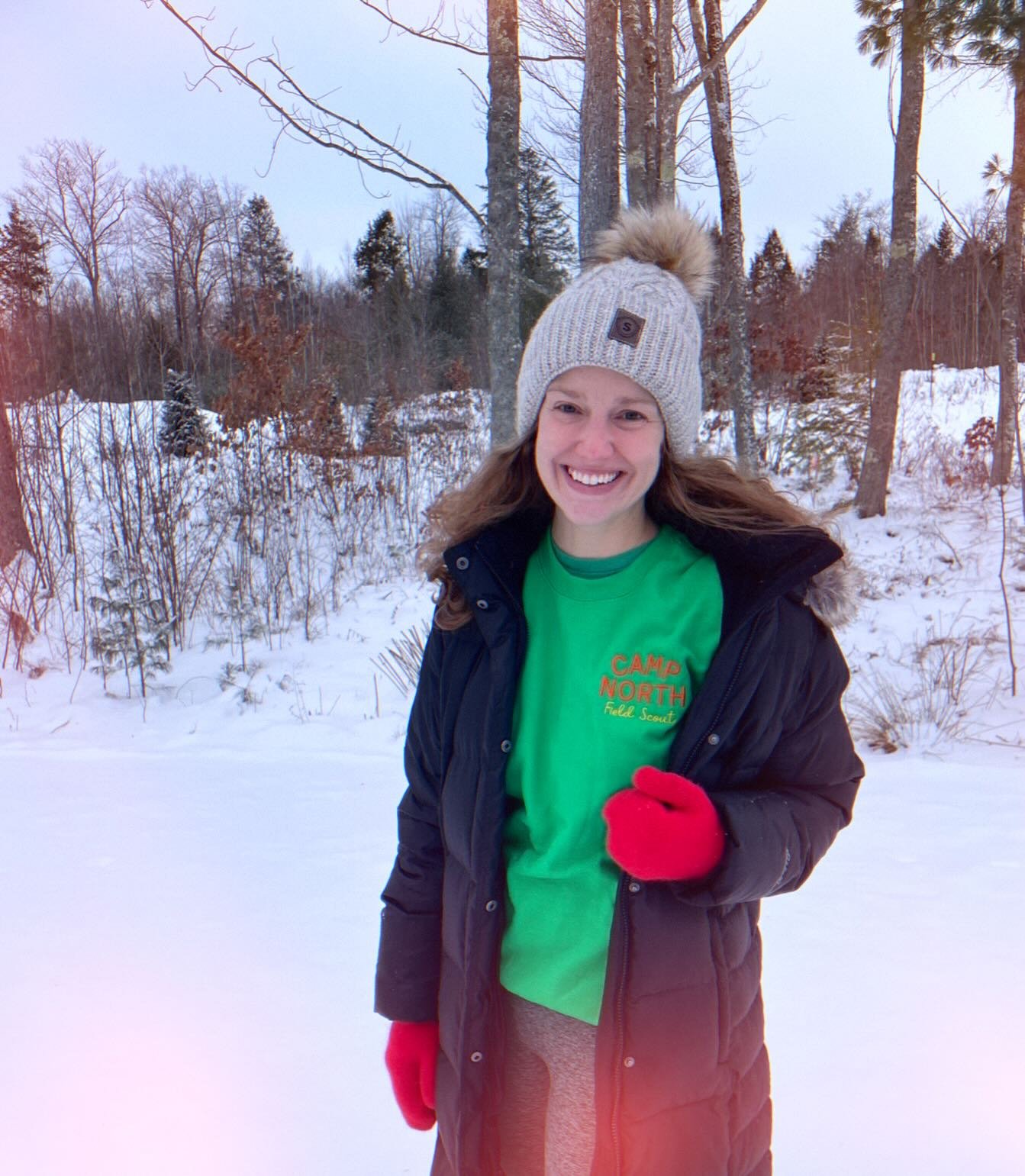 Sporting the Field Scout Crewneck in the winter woods of Maine! 

Stay Cozy 🏕️

#campnorthandco #outdoors #maine #outdoorapparel #staycozy