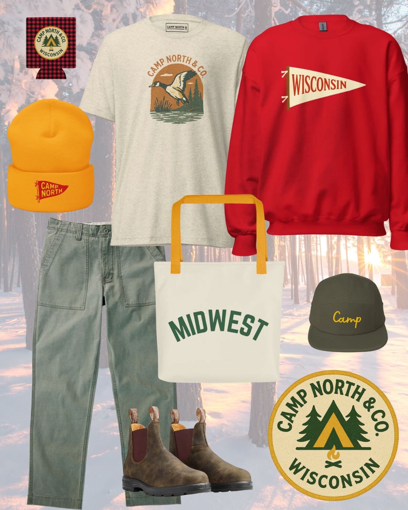 Weekend layers, Camp North style. 

Stay Cozy 🏕️

#campnorthandco #midwest #wisconsin #greenbay #mensstyle