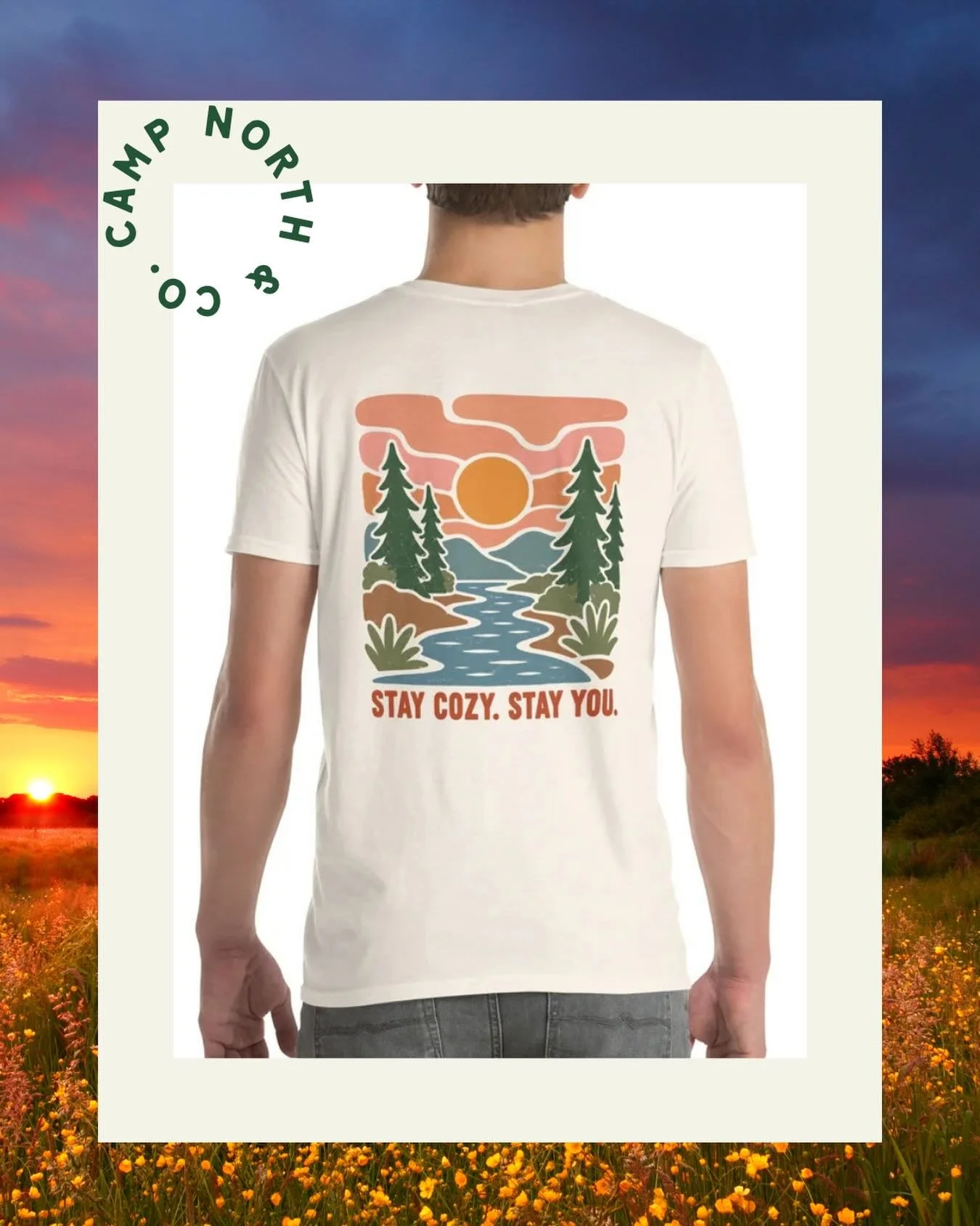 For June, I wanted to create something that celebrates authenticity, belonging, and the simple joy of being yourself.

Inspired by Northwoods sunsets, winding rivers, and the places that help us feel at home.

Stay Cozy. Stay You. 🏕️

#campnorthandc