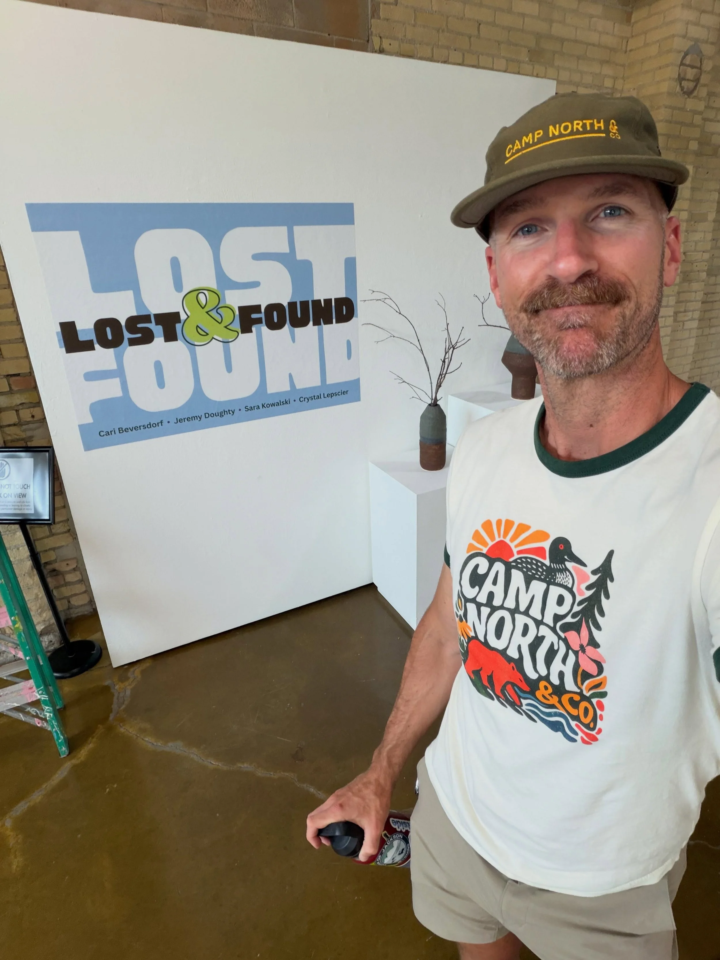 Yesterday was installation day, and the doors officially open tomorrow! 

I&rsquo;d love for you to join me at the opening celebration:
📍 The Art Garage | Green Bay, WI 
🗓️ Thursday, July 9
🕔 5:00&ndash;7:00pm
🎟️ Free &amp; open to the public

St