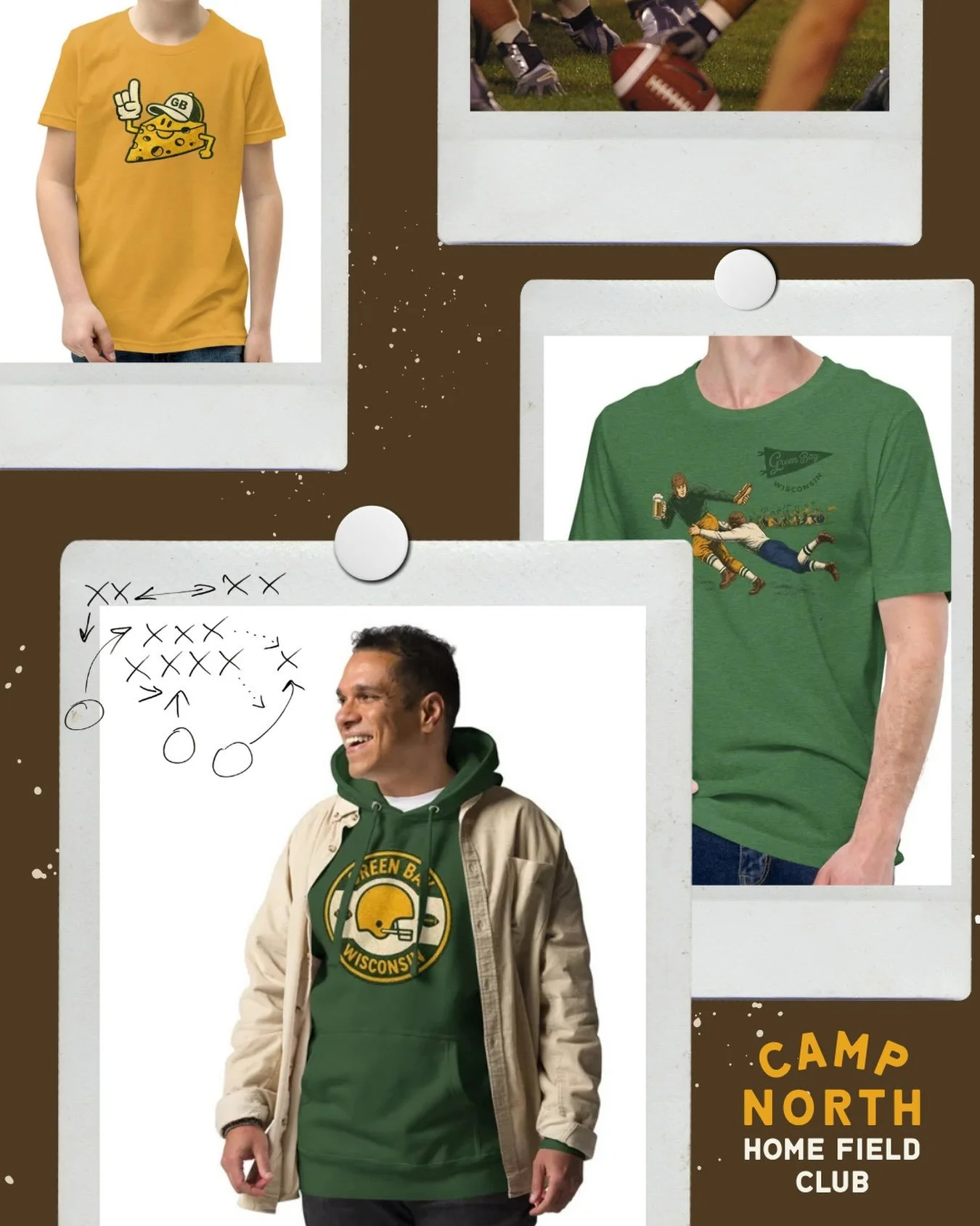 Consider this your invitation to the Camp North Home Field Club.

Stay Cozy 🏕️

#campnorthandco #greenbay #wisconsin #football #midwest